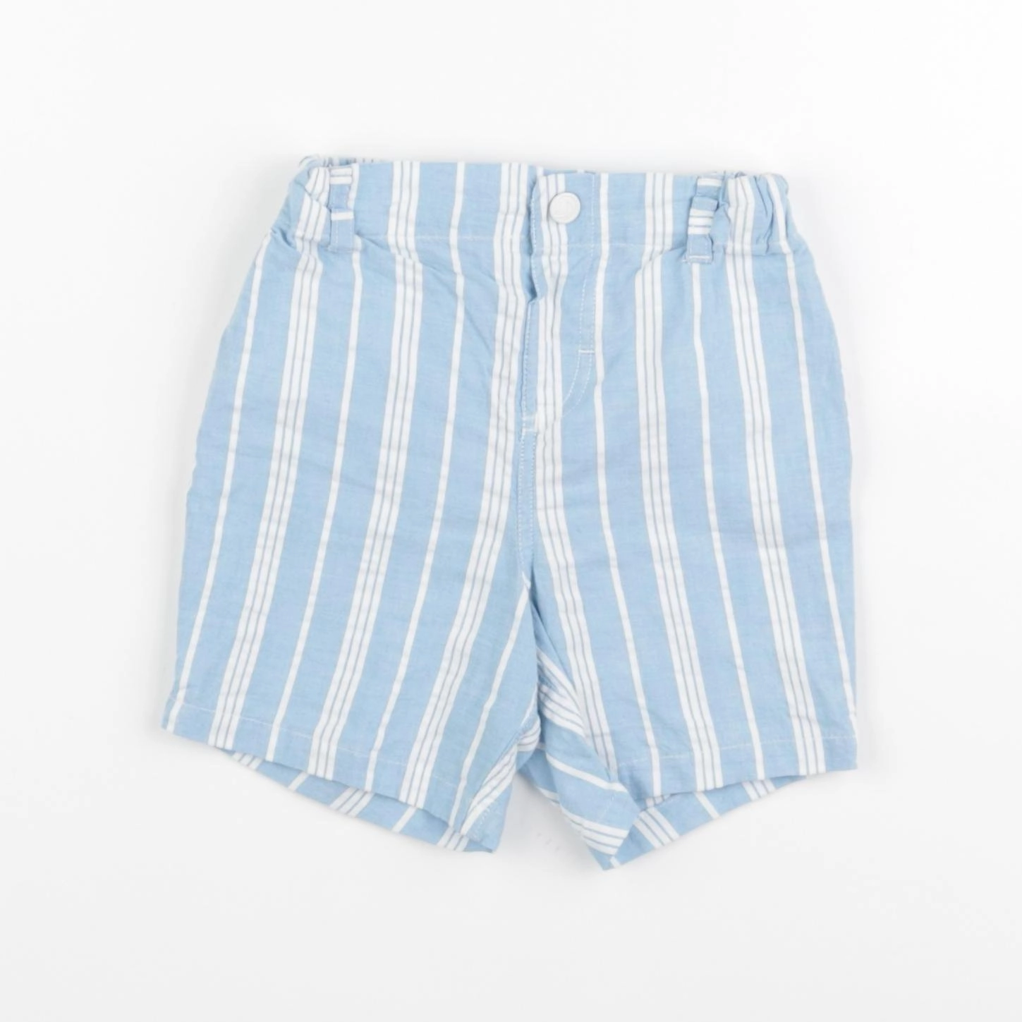 Petit Bateau - short bleu - 24 mois