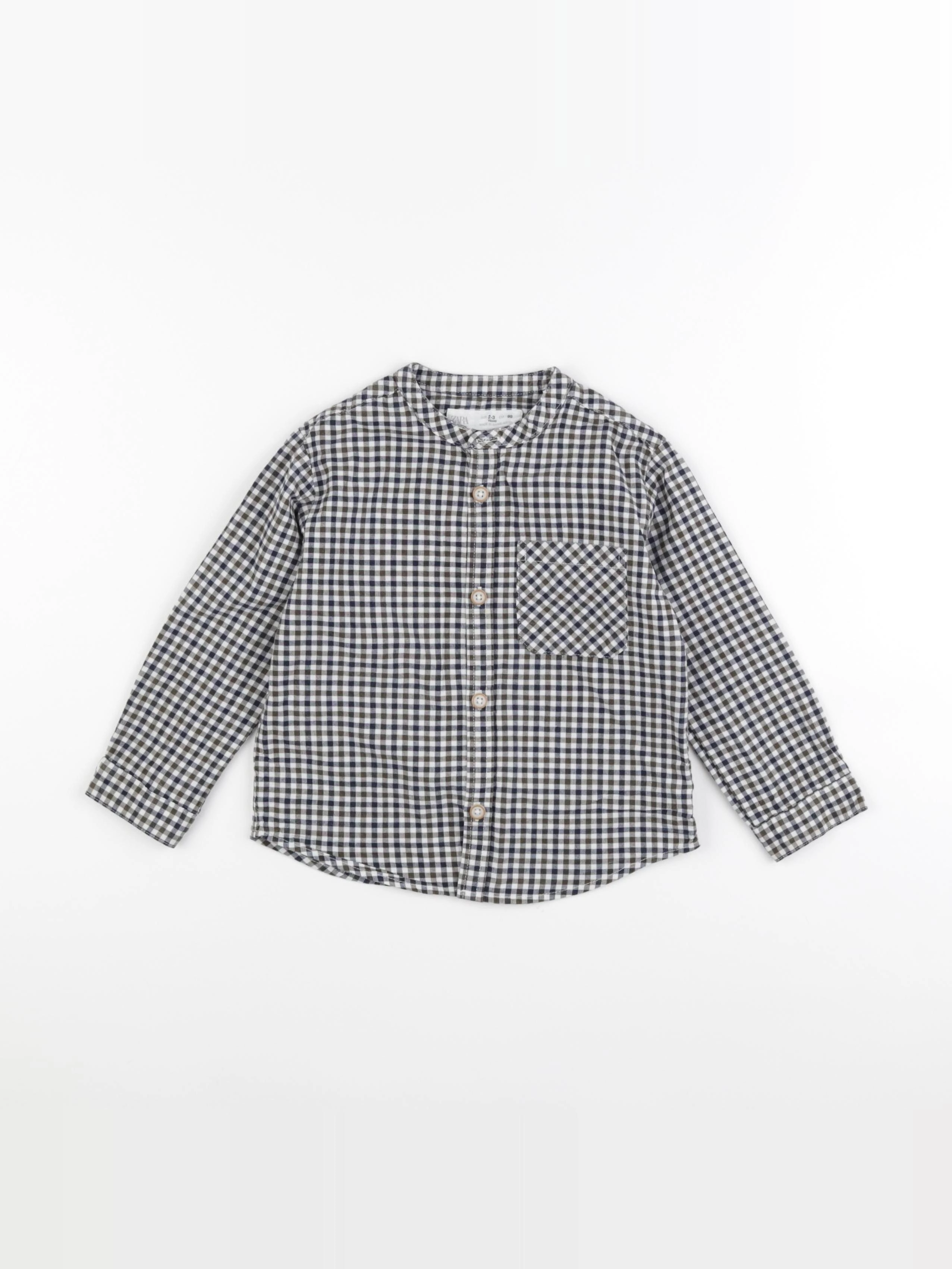 Zara - chemise noir - 2/3 ans