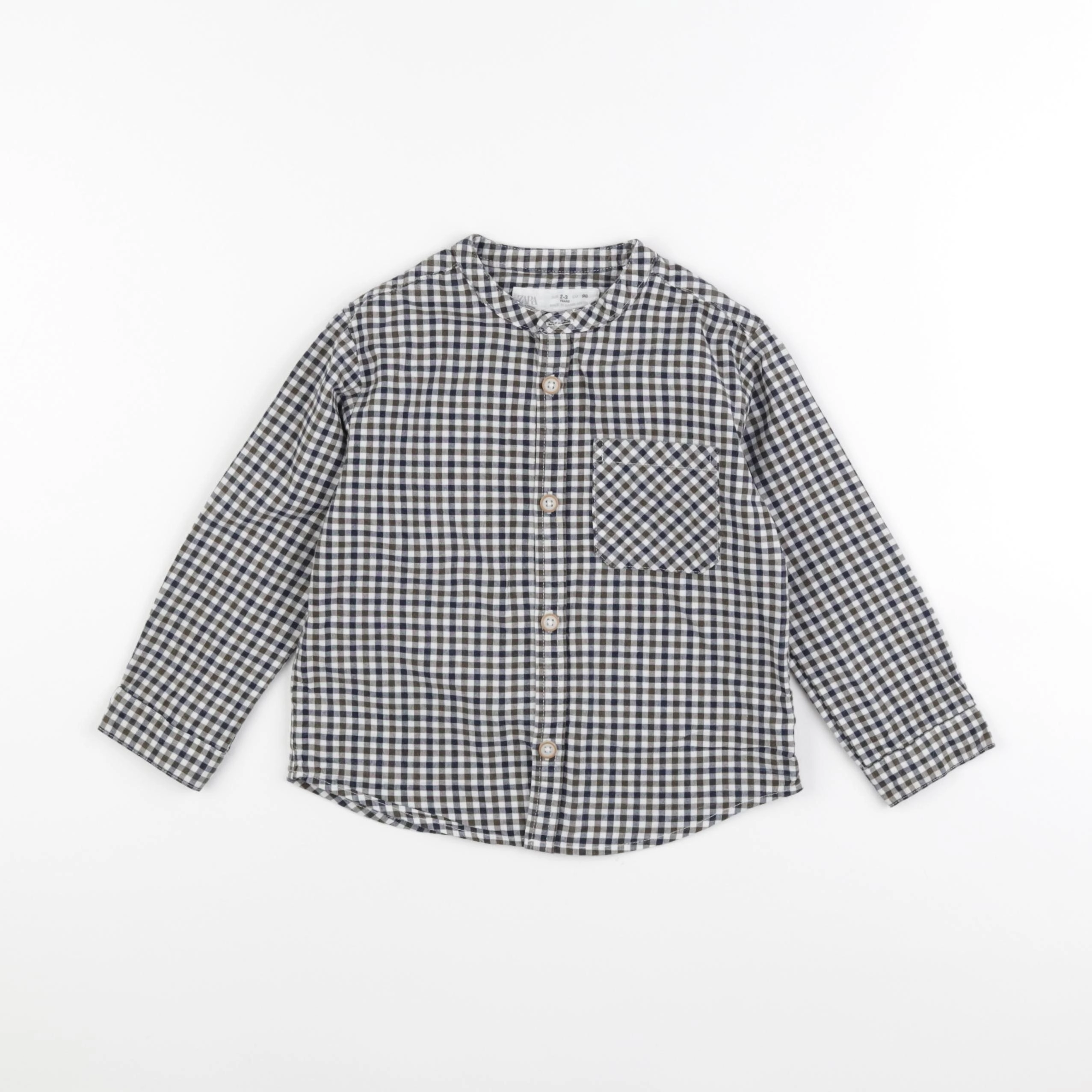 Zara - chemise noir - 2/3 ans