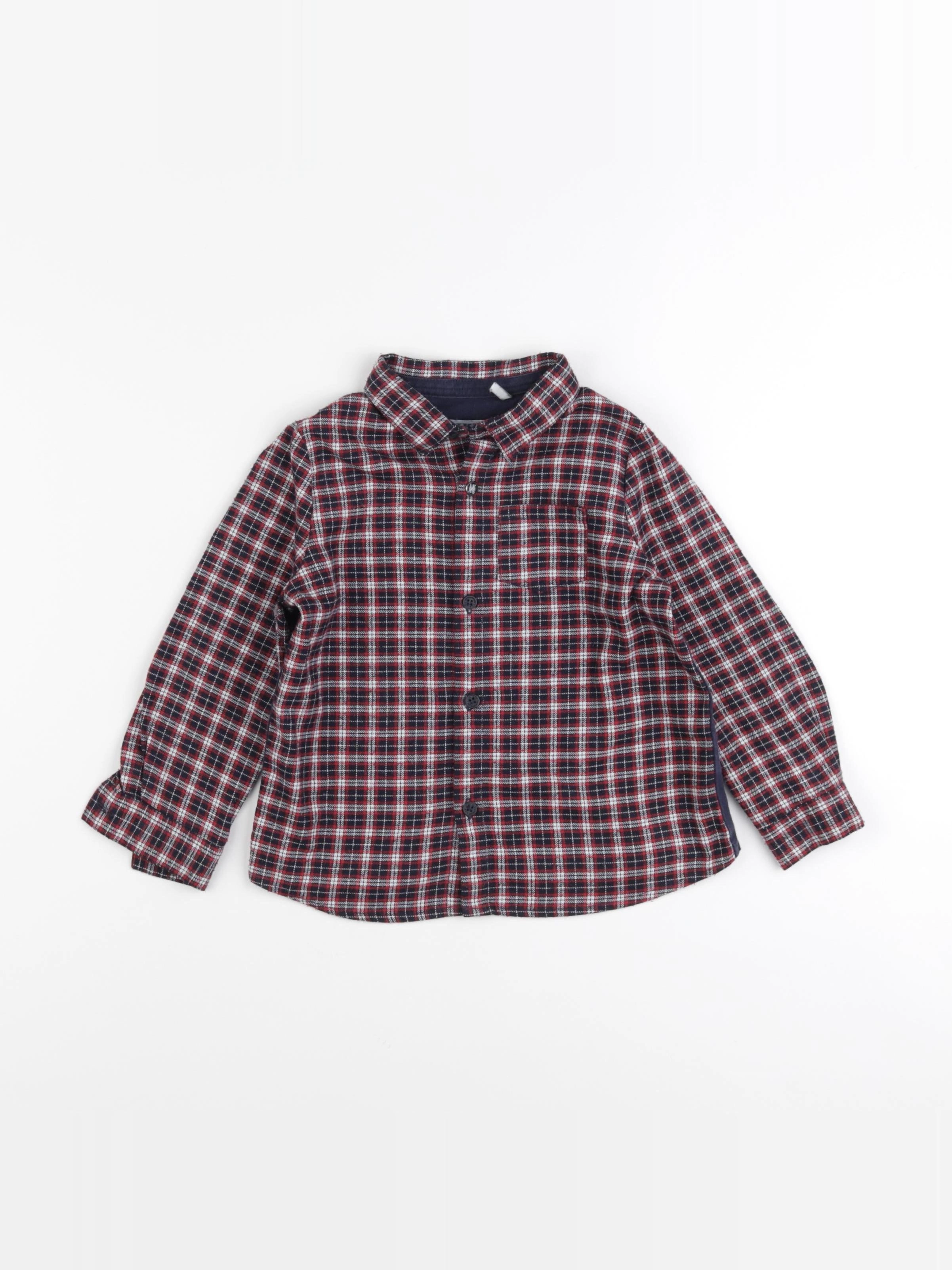 IKKS - chemise rouge - 2 ans