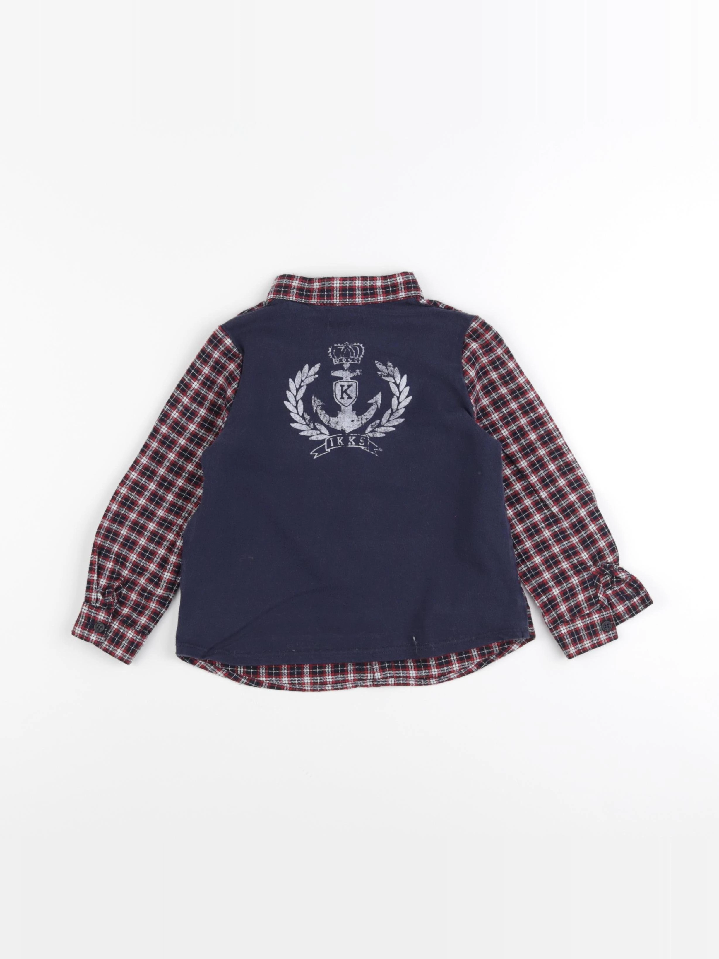 IKKS - chemise rouge - 2 ans
