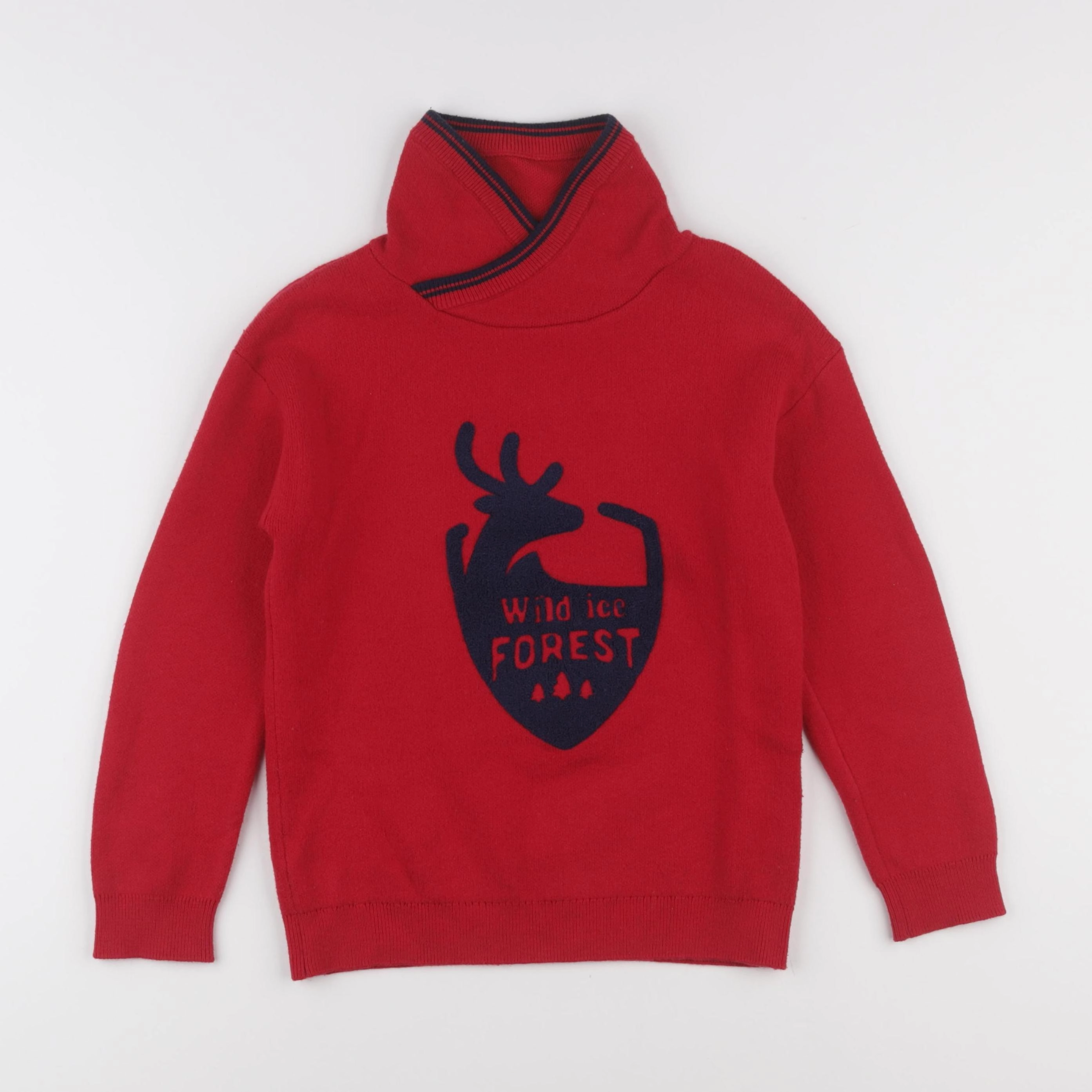 Okaidi - pull rouge - 6 ans