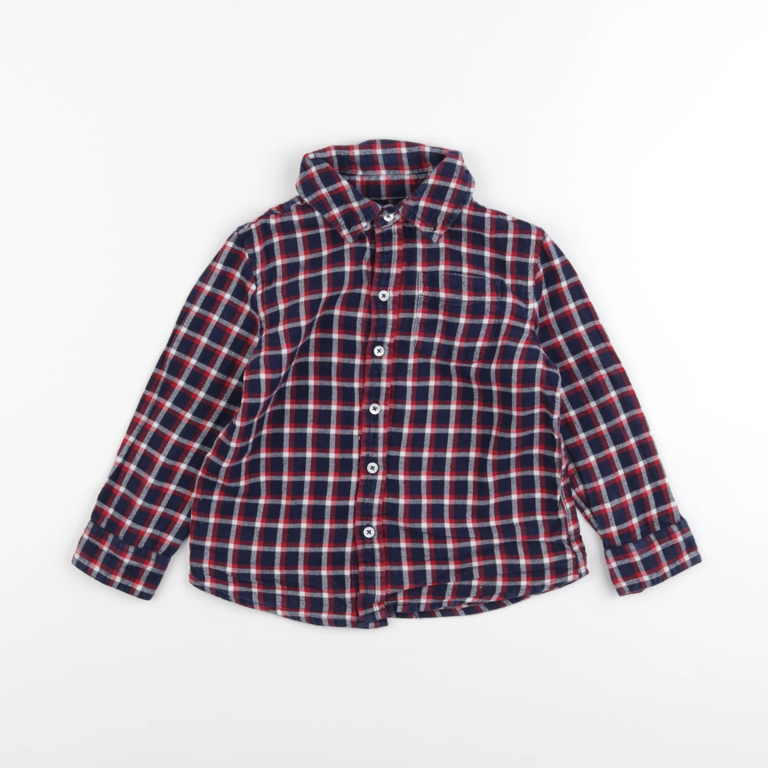 Monoprix - chemise rouge - 3 ans