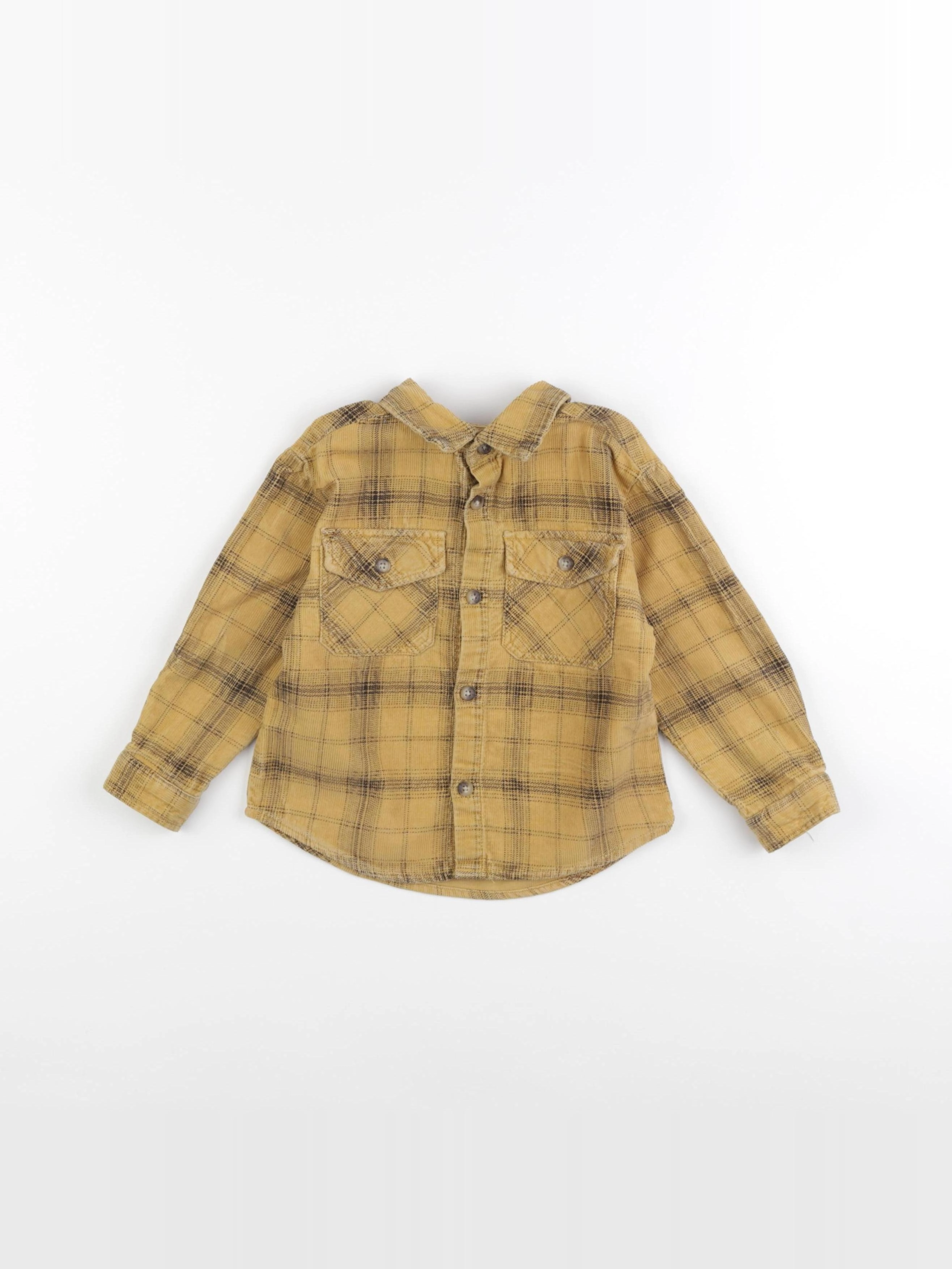 Zara - chemise jaune - 18/24 mois