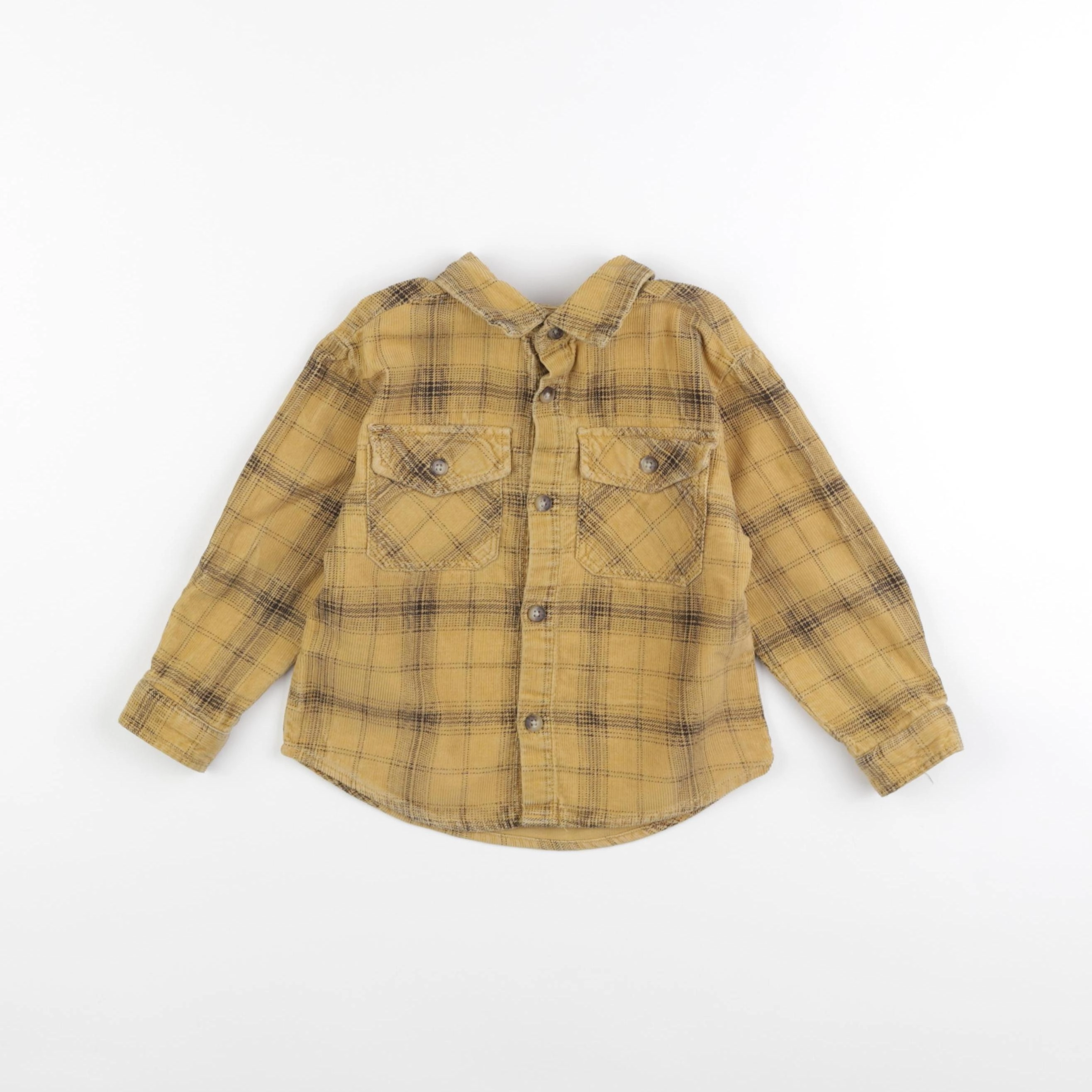 Zara - chemise jaune - 18/24 mois