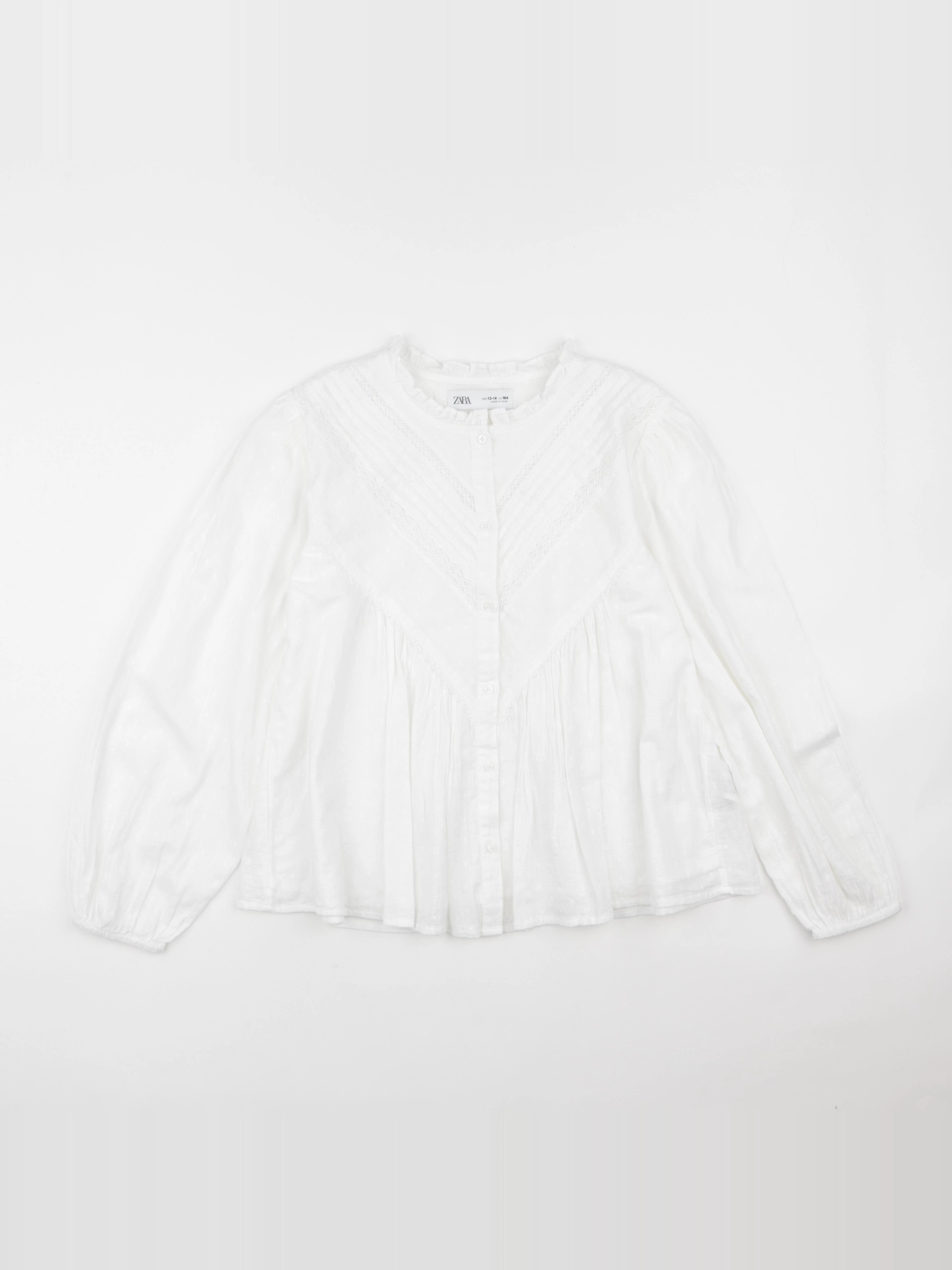 Zara - blouse blanc - 13/14 ans