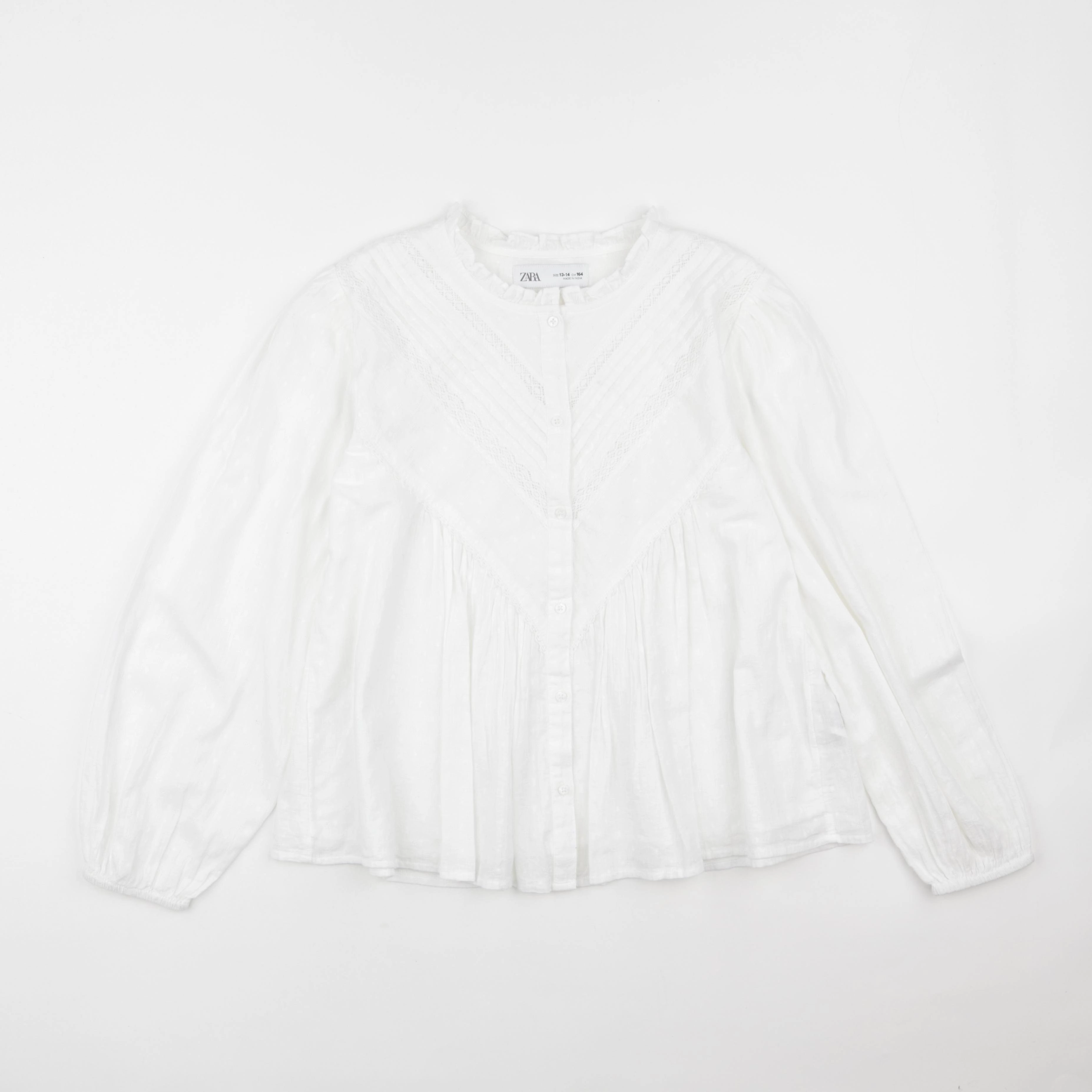 Zara - blouse blanc - 13/14 ans
