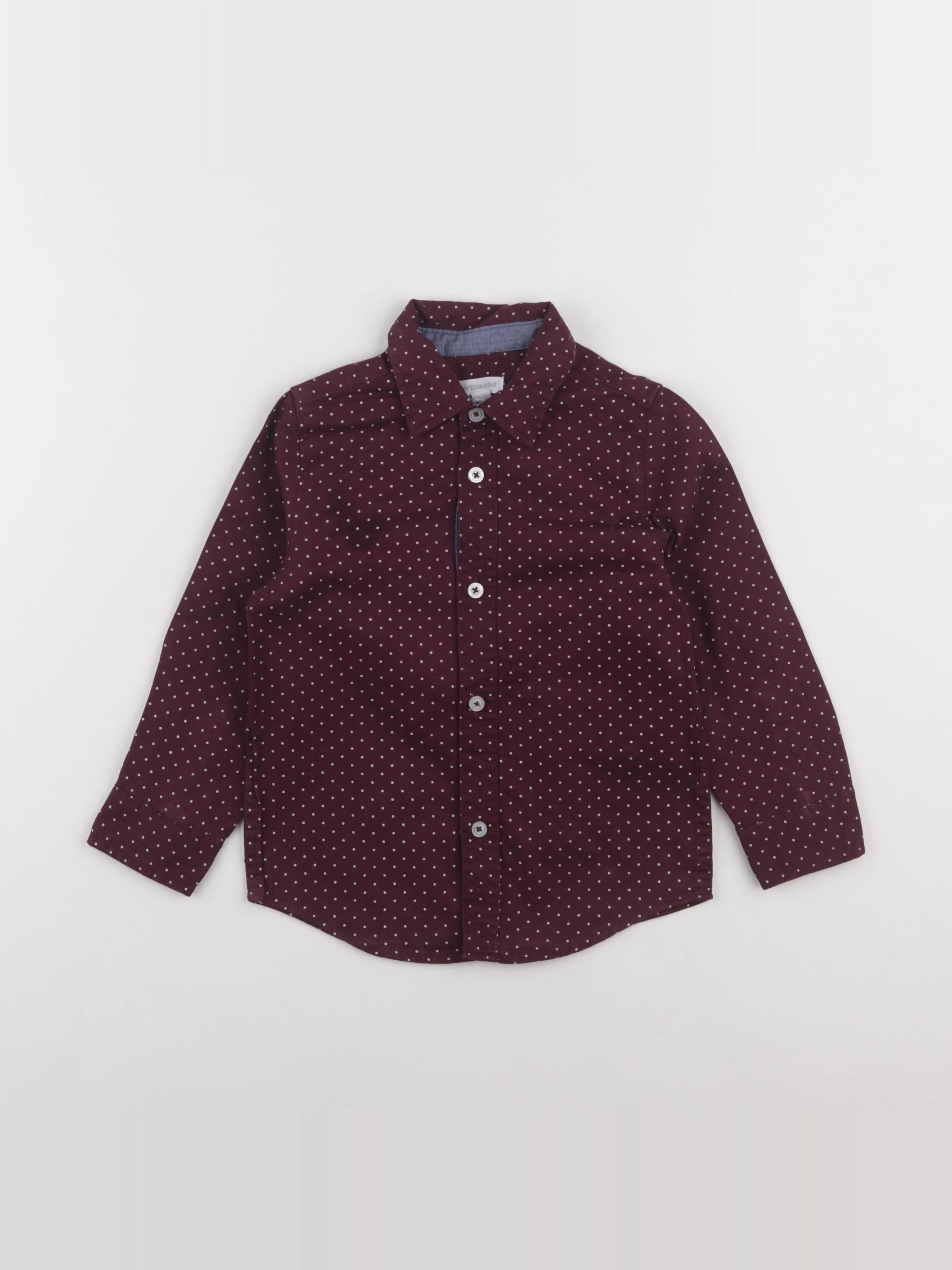Vertbaudet - chemise rouge - 3 ans