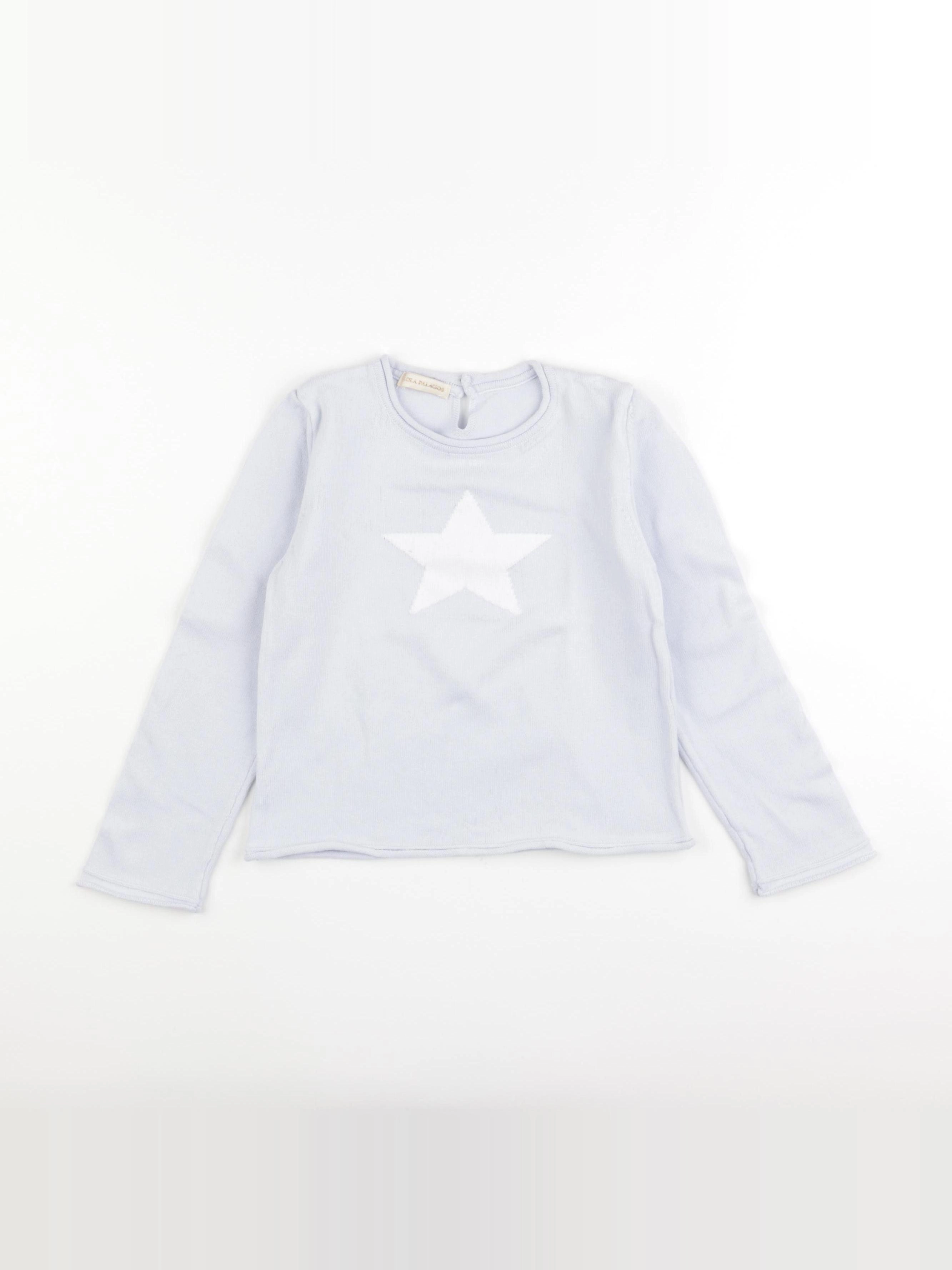 Lola Palacios - pull bleu - 4 ans