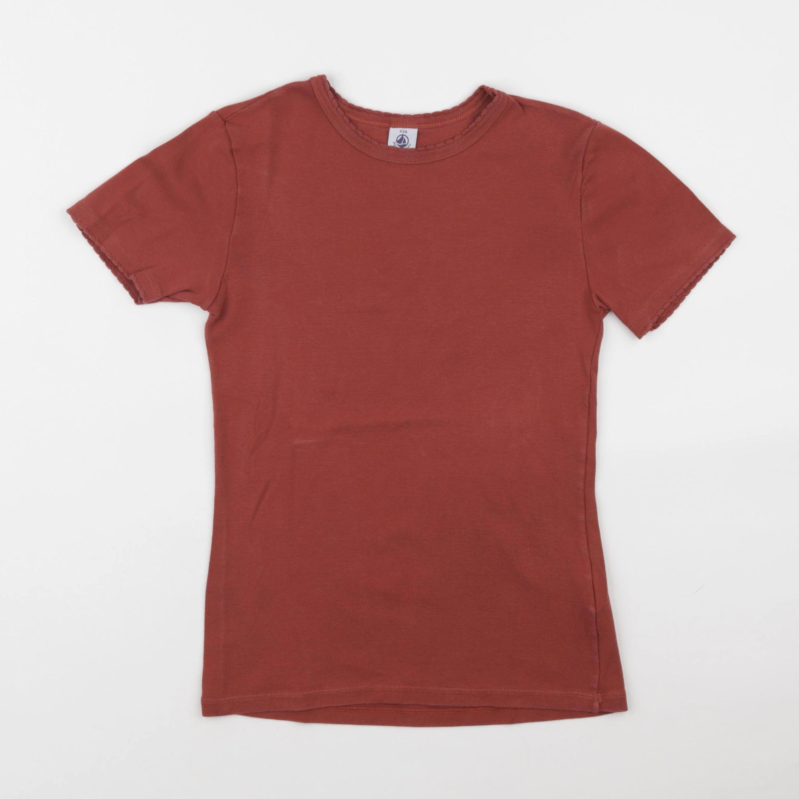 Petit Bateau - maillot de corps rouge - 12/14 ans