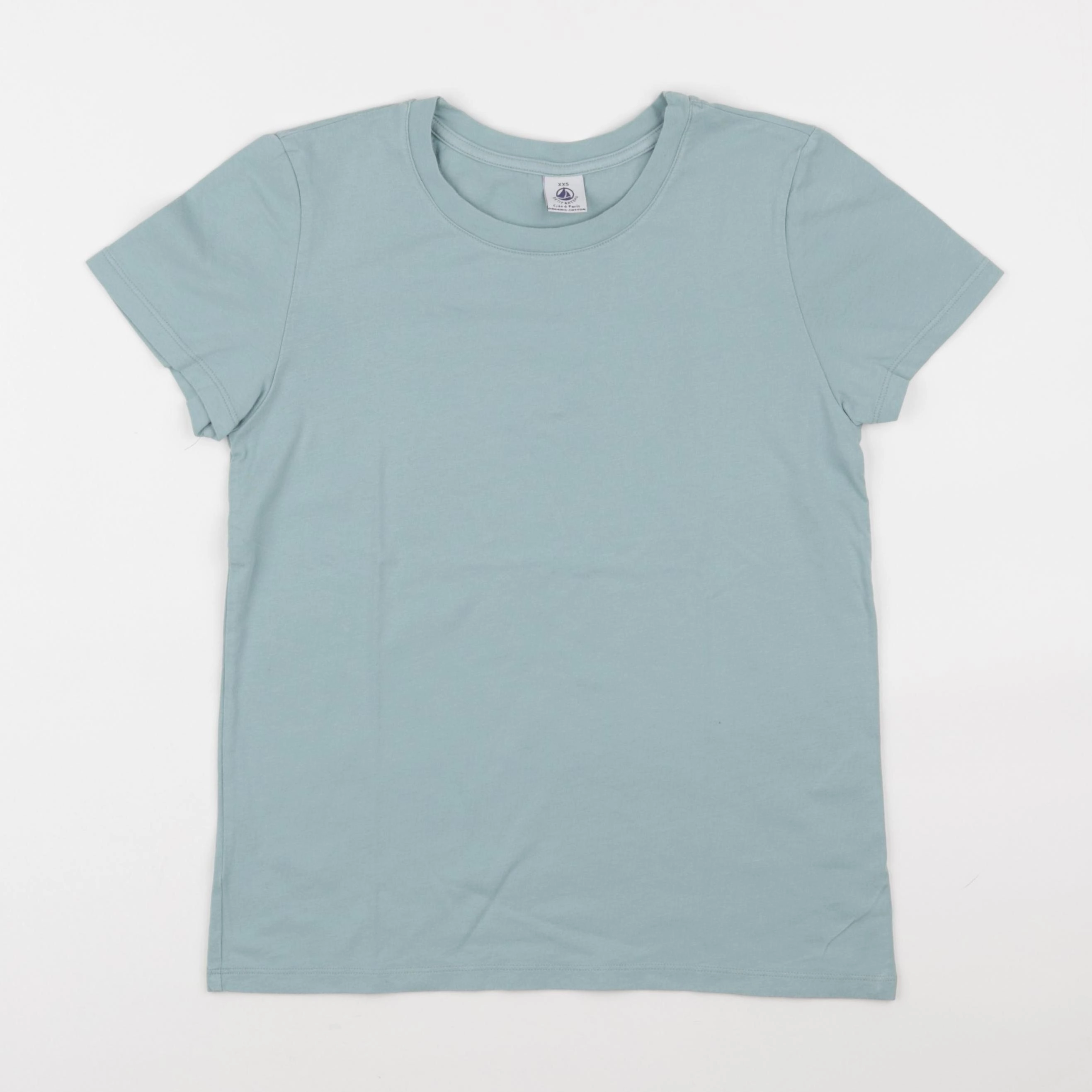 Petit Bateau - tee-shirt vert - 12/14 ans