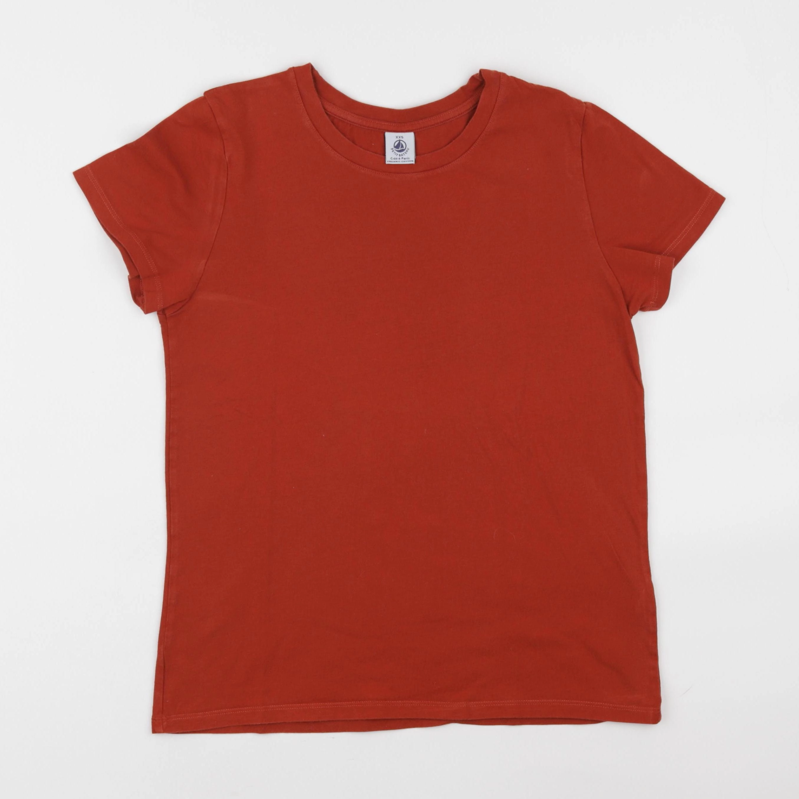 Petit Bateau - tee-shirt rouge - 12/14 ans