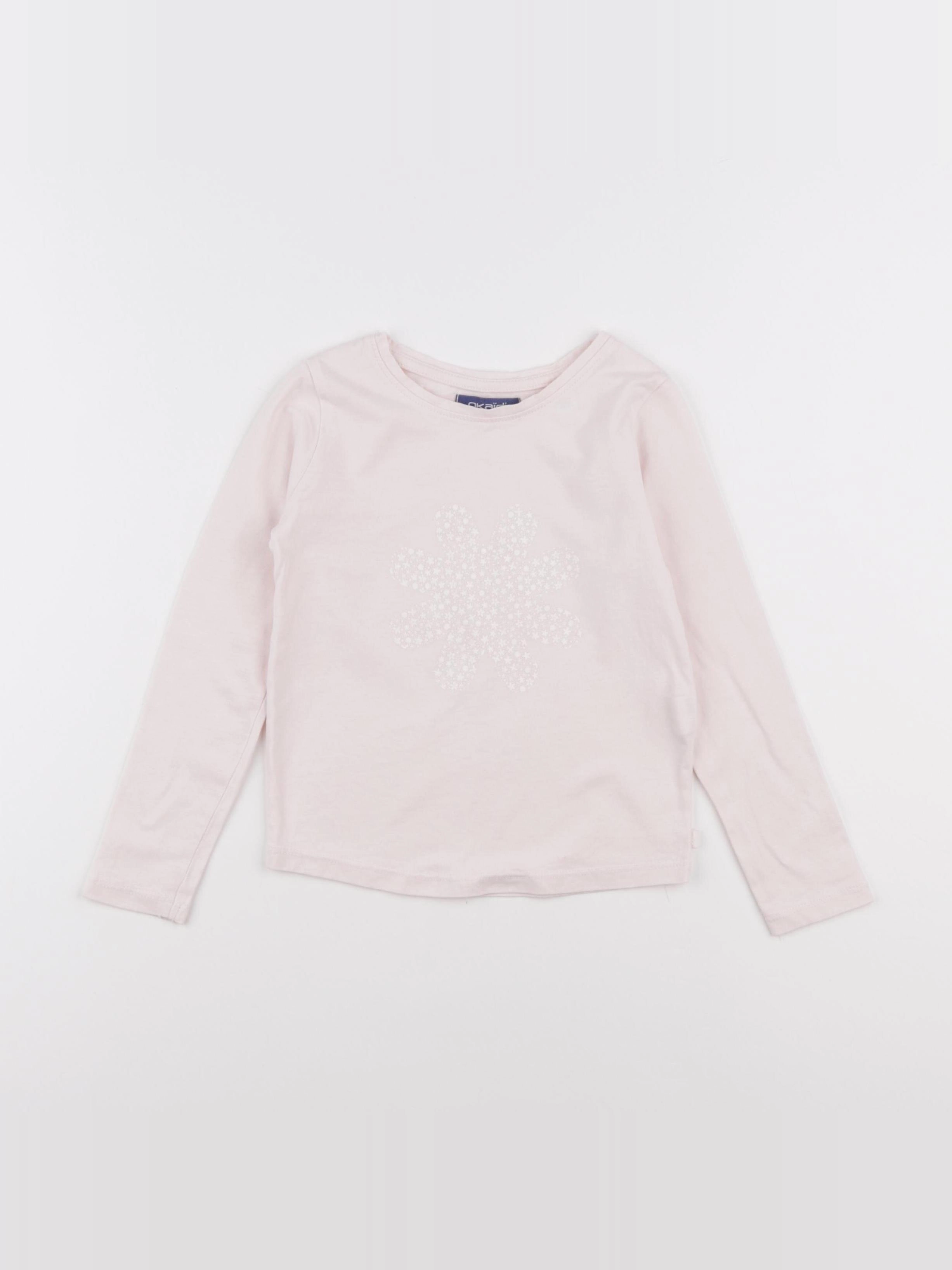 Okaidi - tee-shirt rose - 3 ans