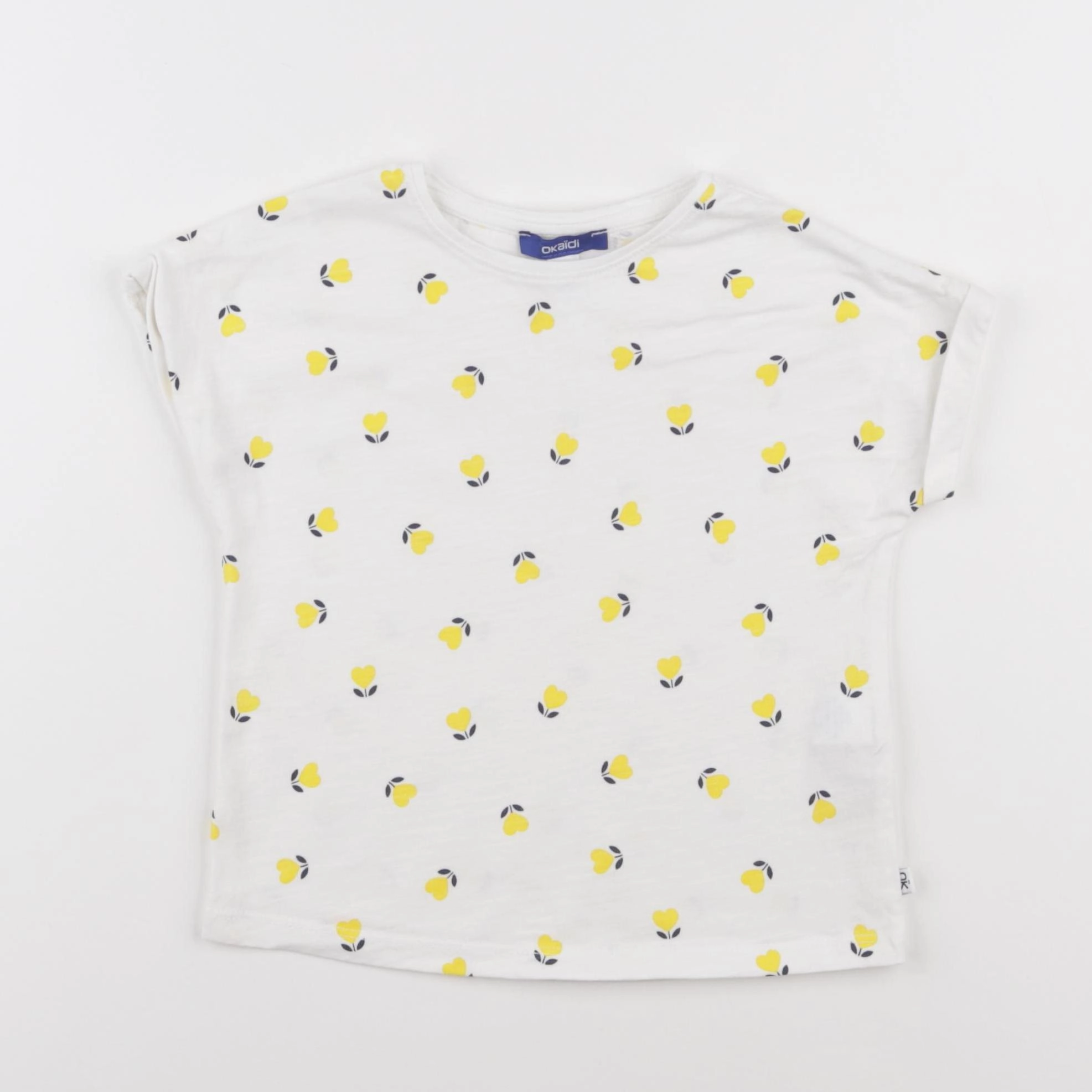 Okaidi - tee-shirt jaune - 5 ans