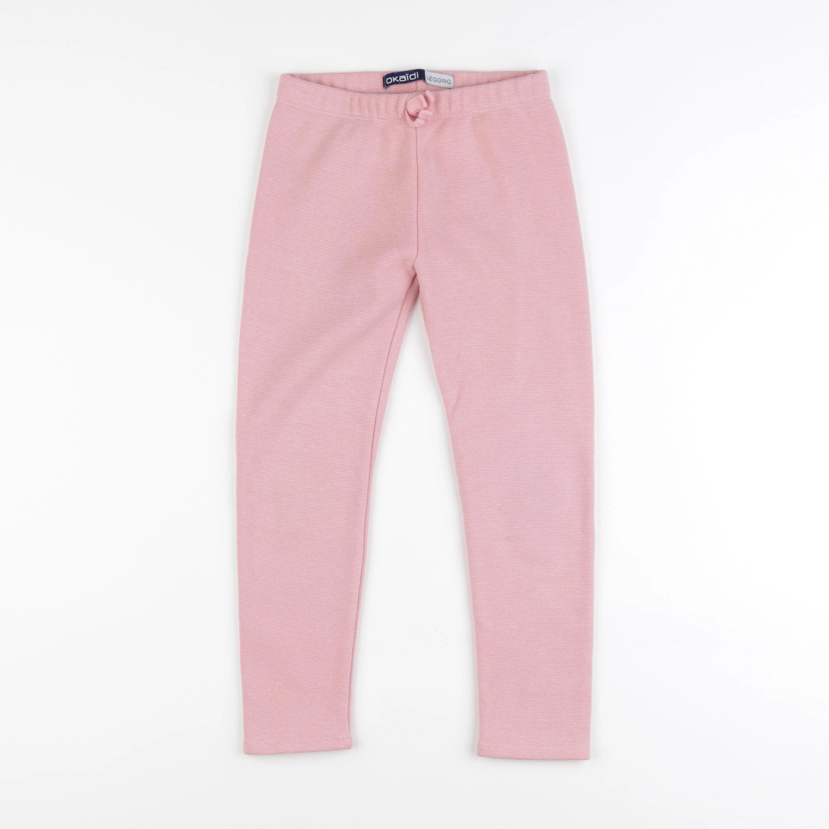 Okaidi - legging doublé rose - 6 ans