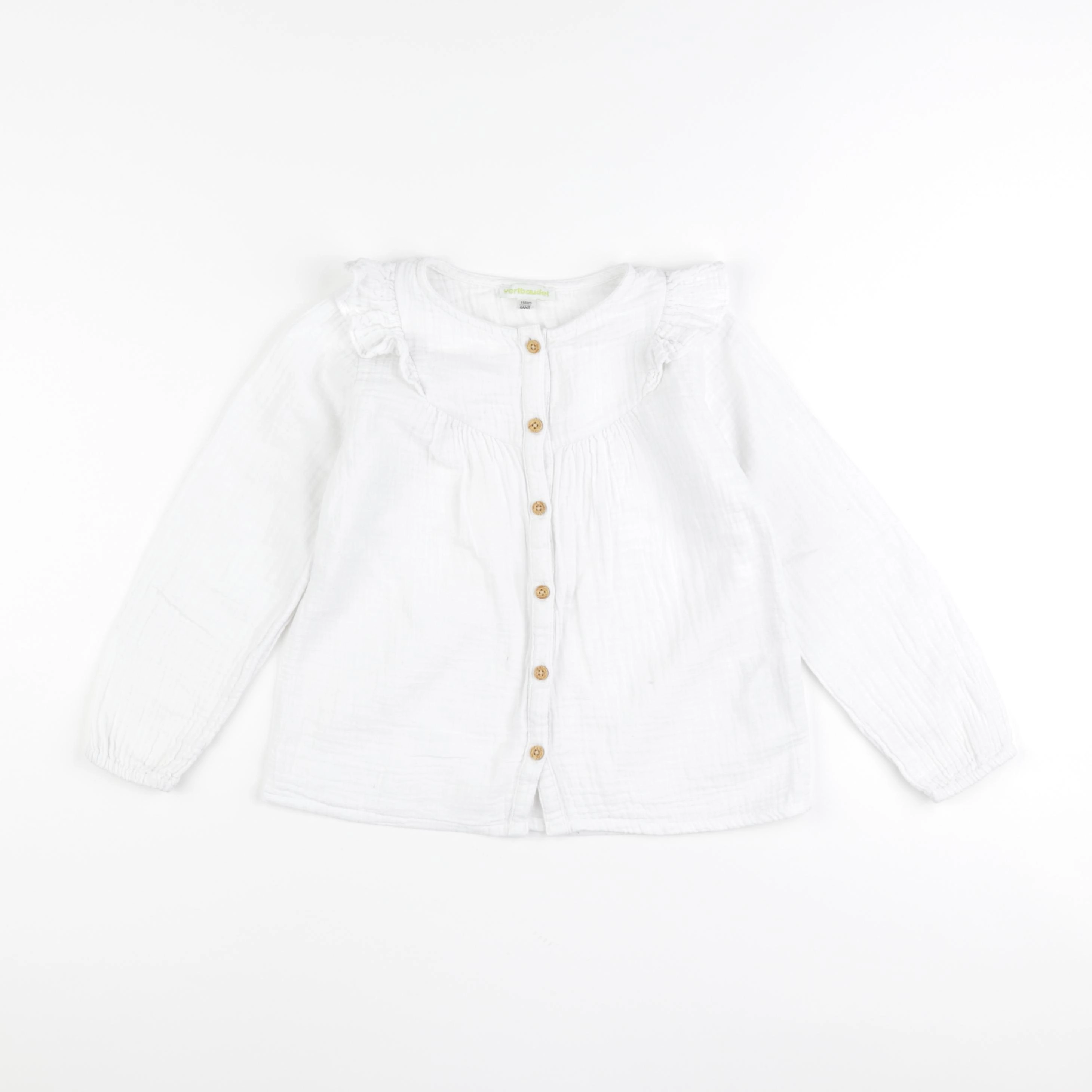 Vertbaudet - chemise blanc - 6 ans