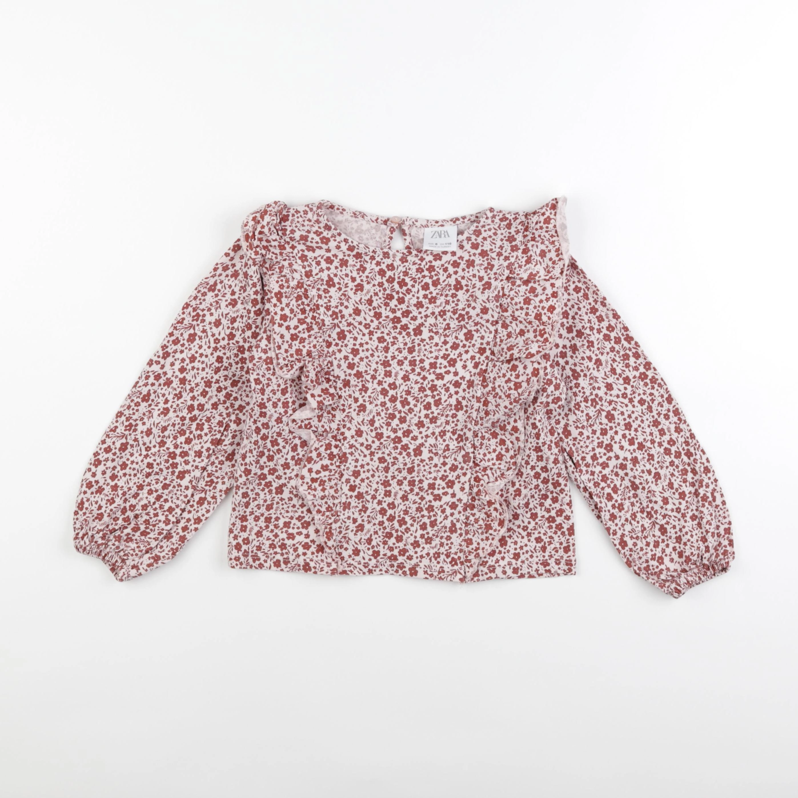 Zara - tee-shirt rouge - 6 ans
