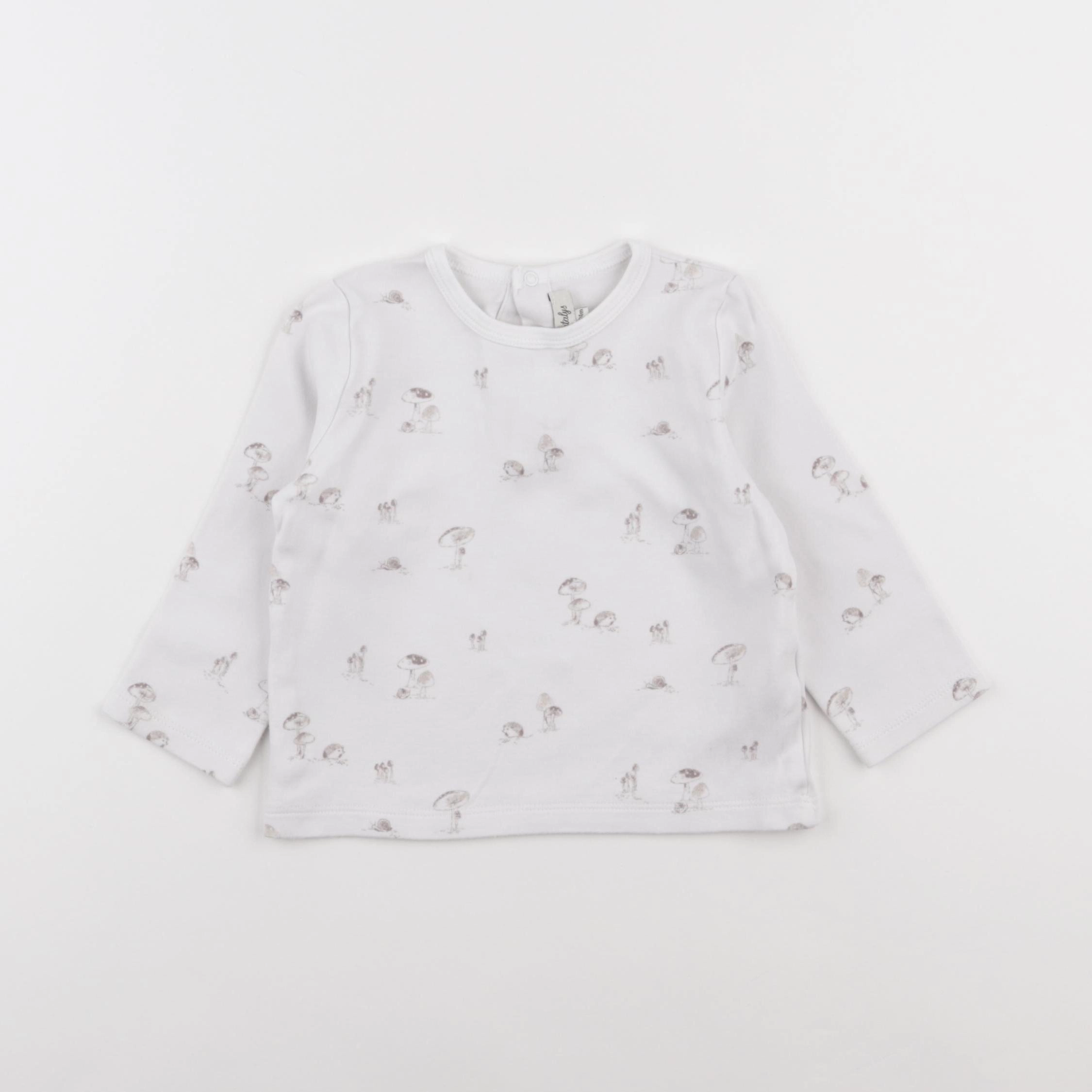 Natalys - tee-shirt gris - 24 mois