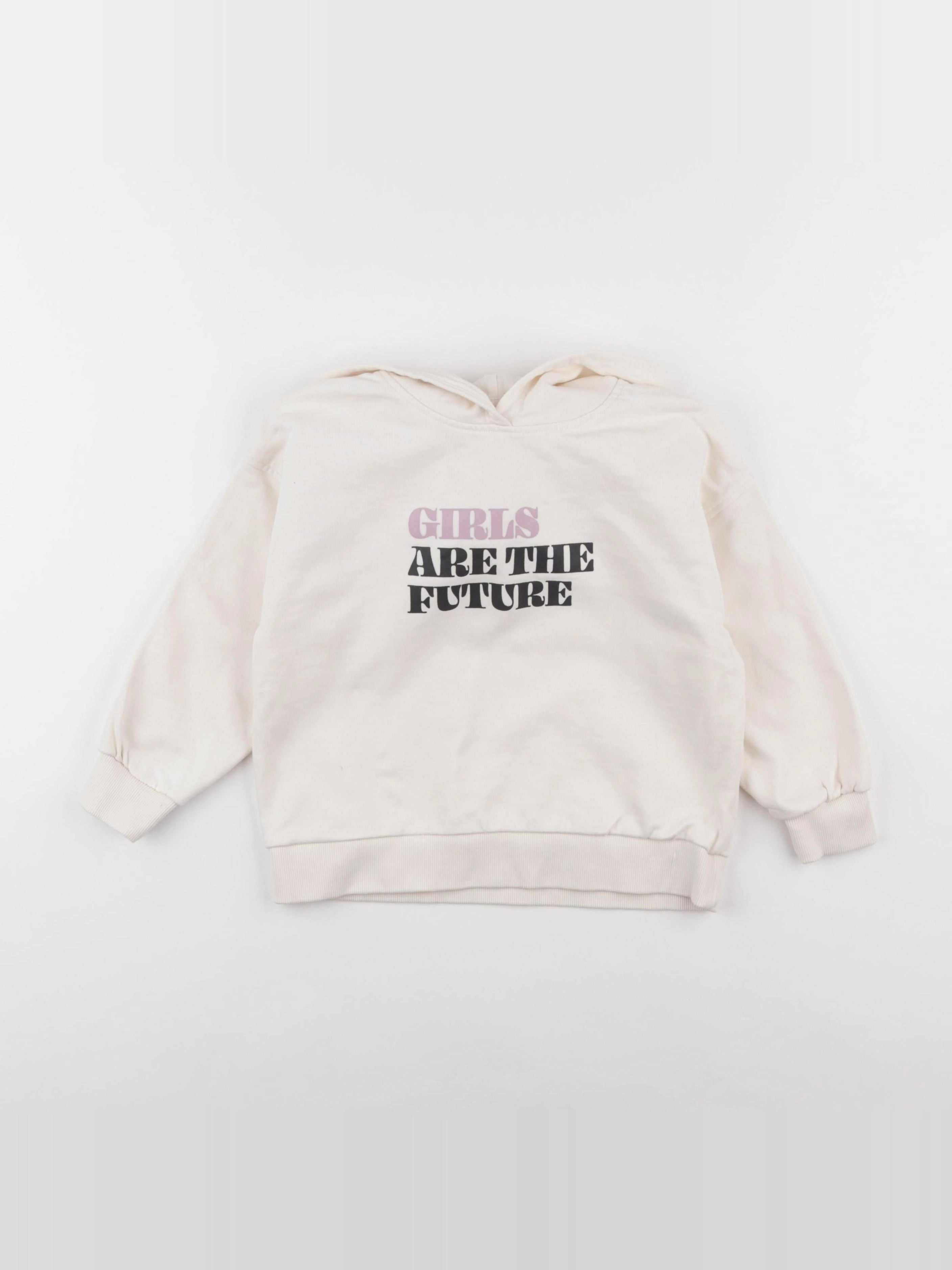 Monoprix - sweat beige - 5 ans