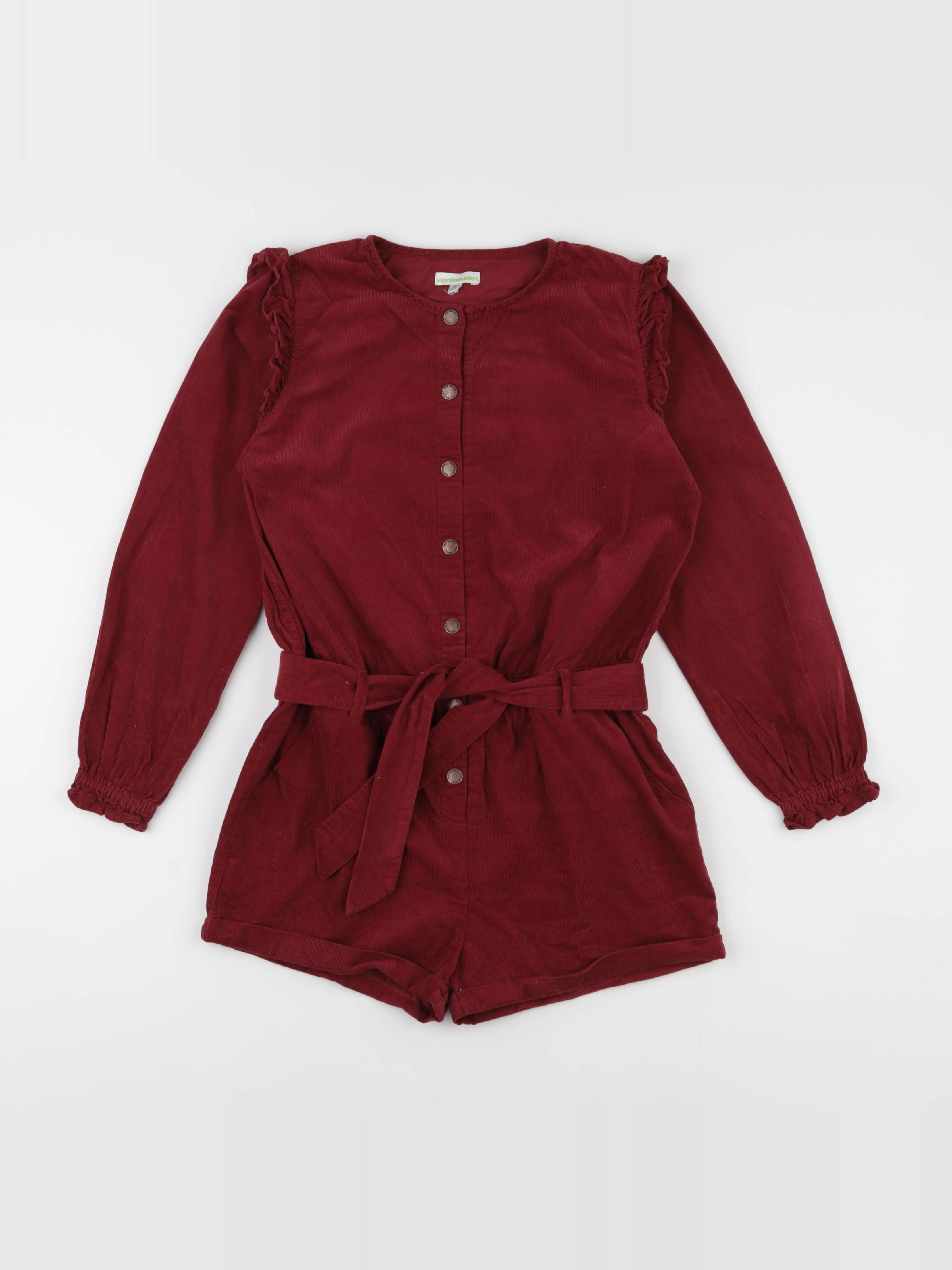 Vertbaudet - combinaison rouge - 12 ans