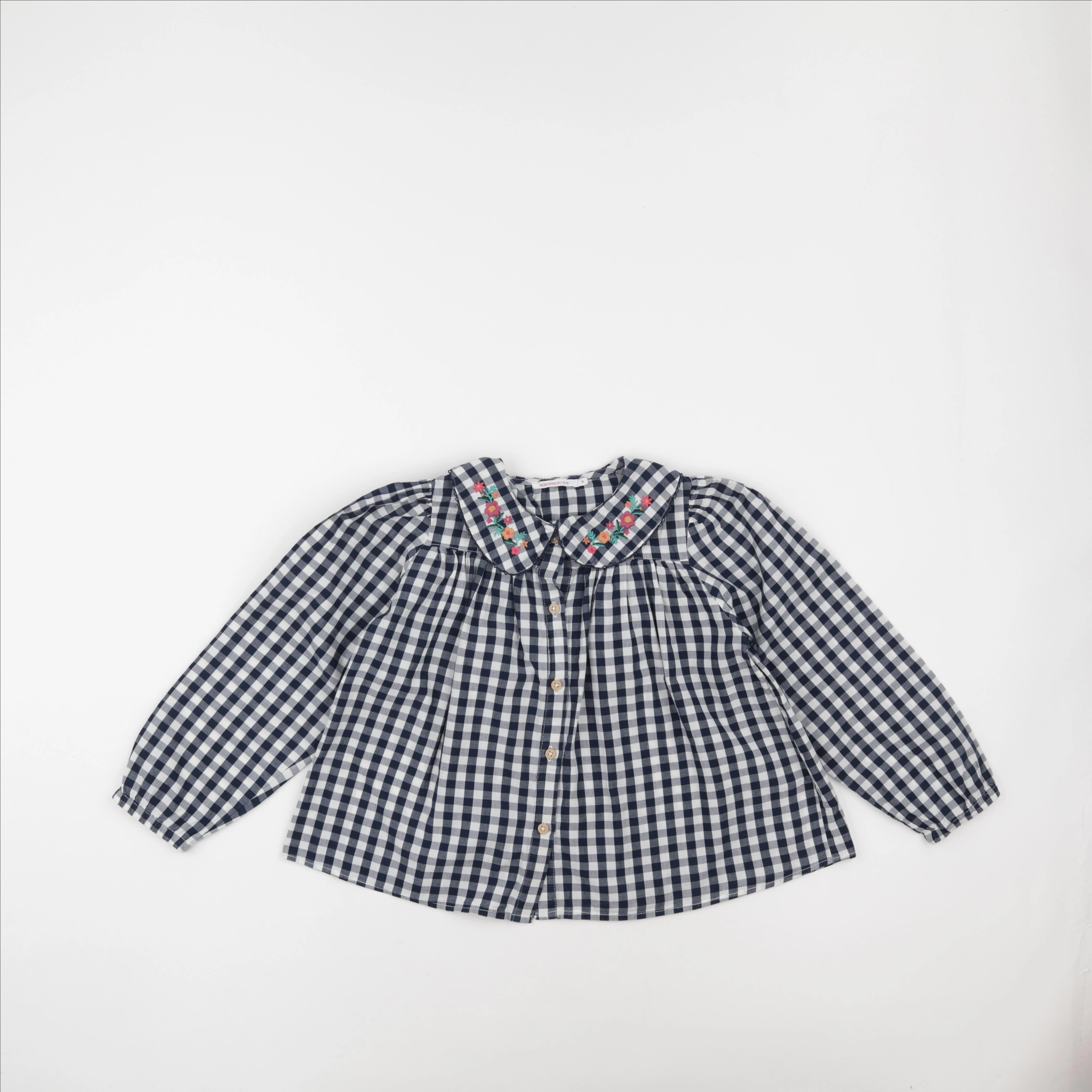 Monoprix - blouse blanc, bleu - 8 ans