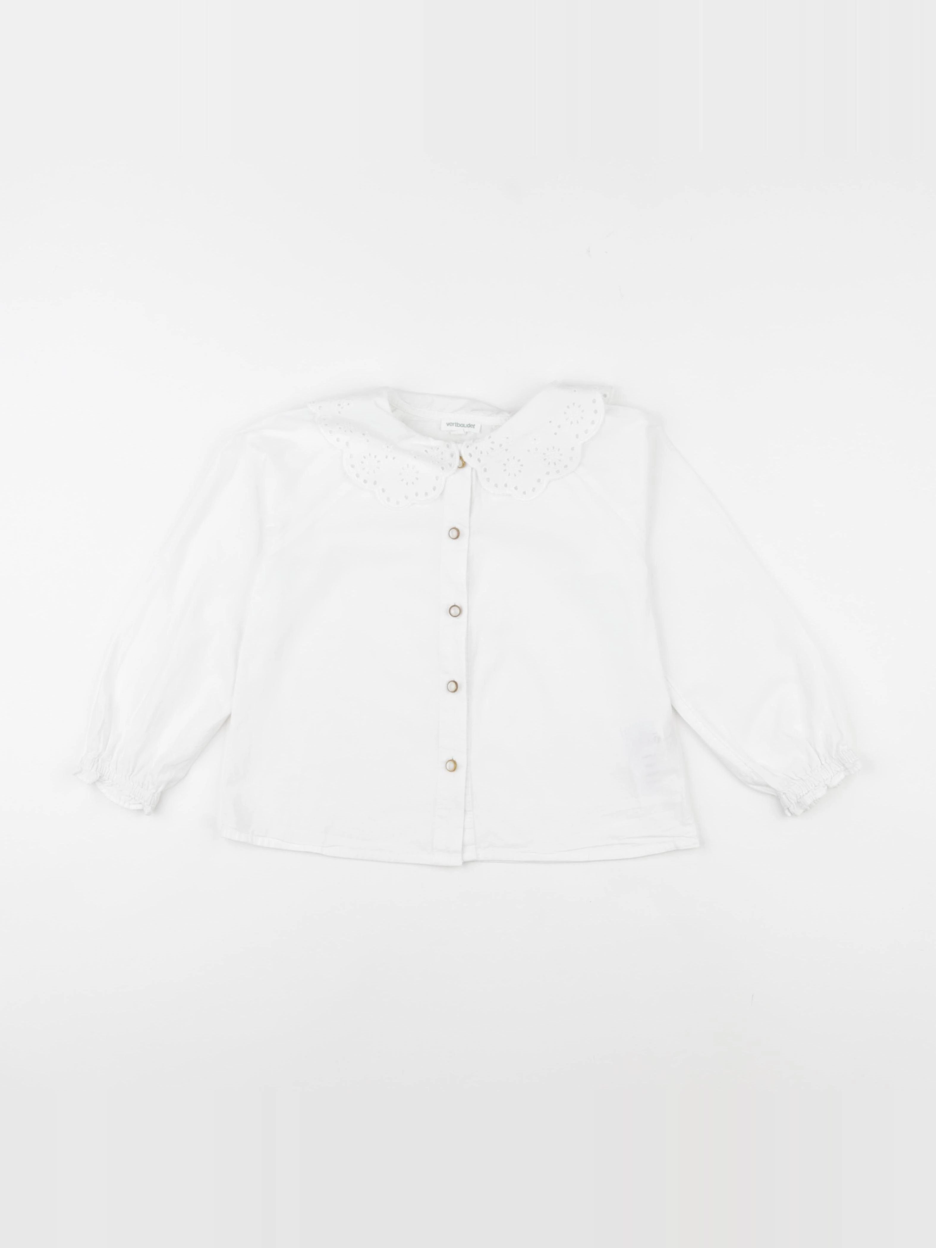 Vertbaudet - blouse blanc - 5 ans