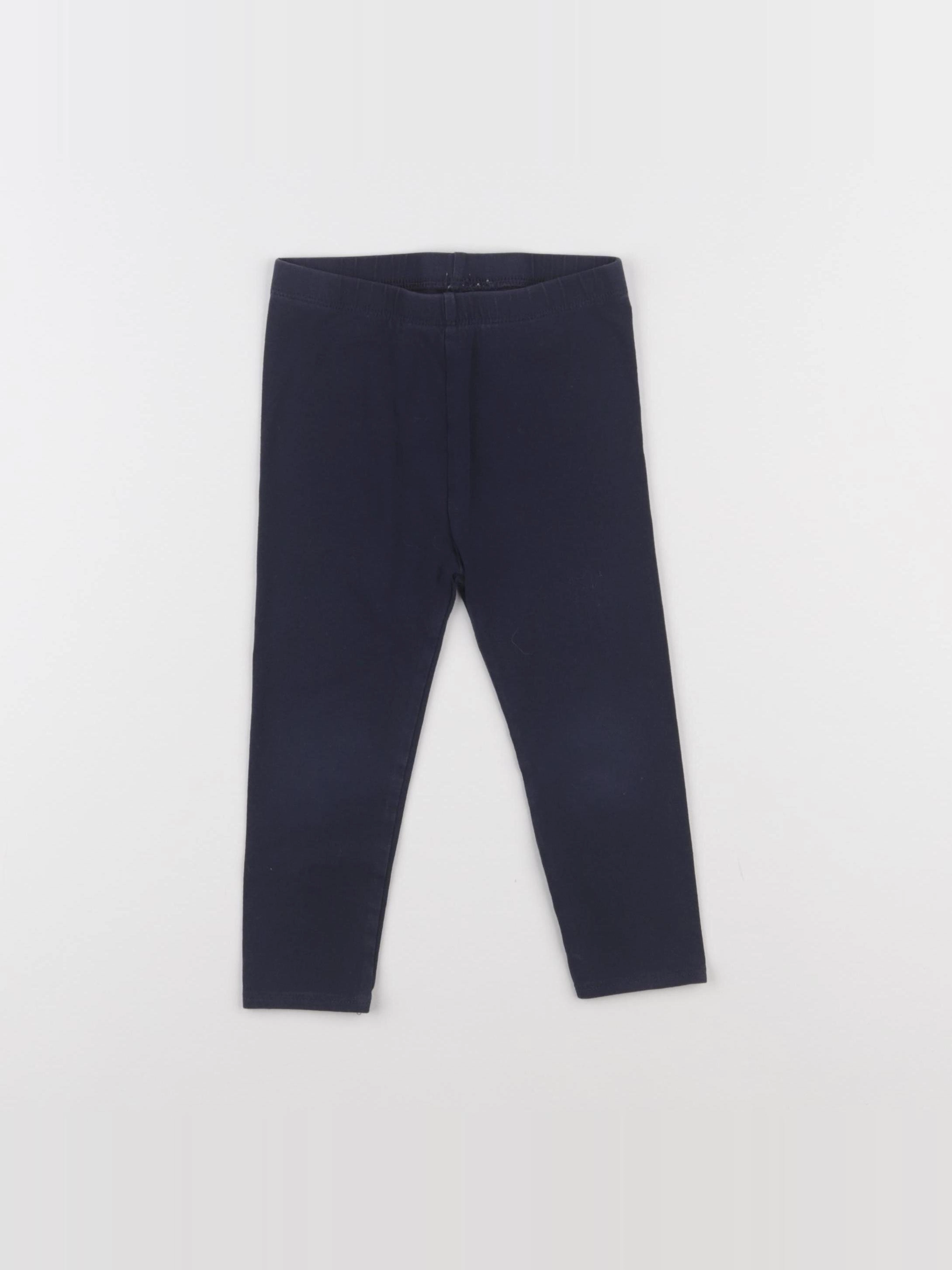 Vertbaudet - legging bleu - 24 mois