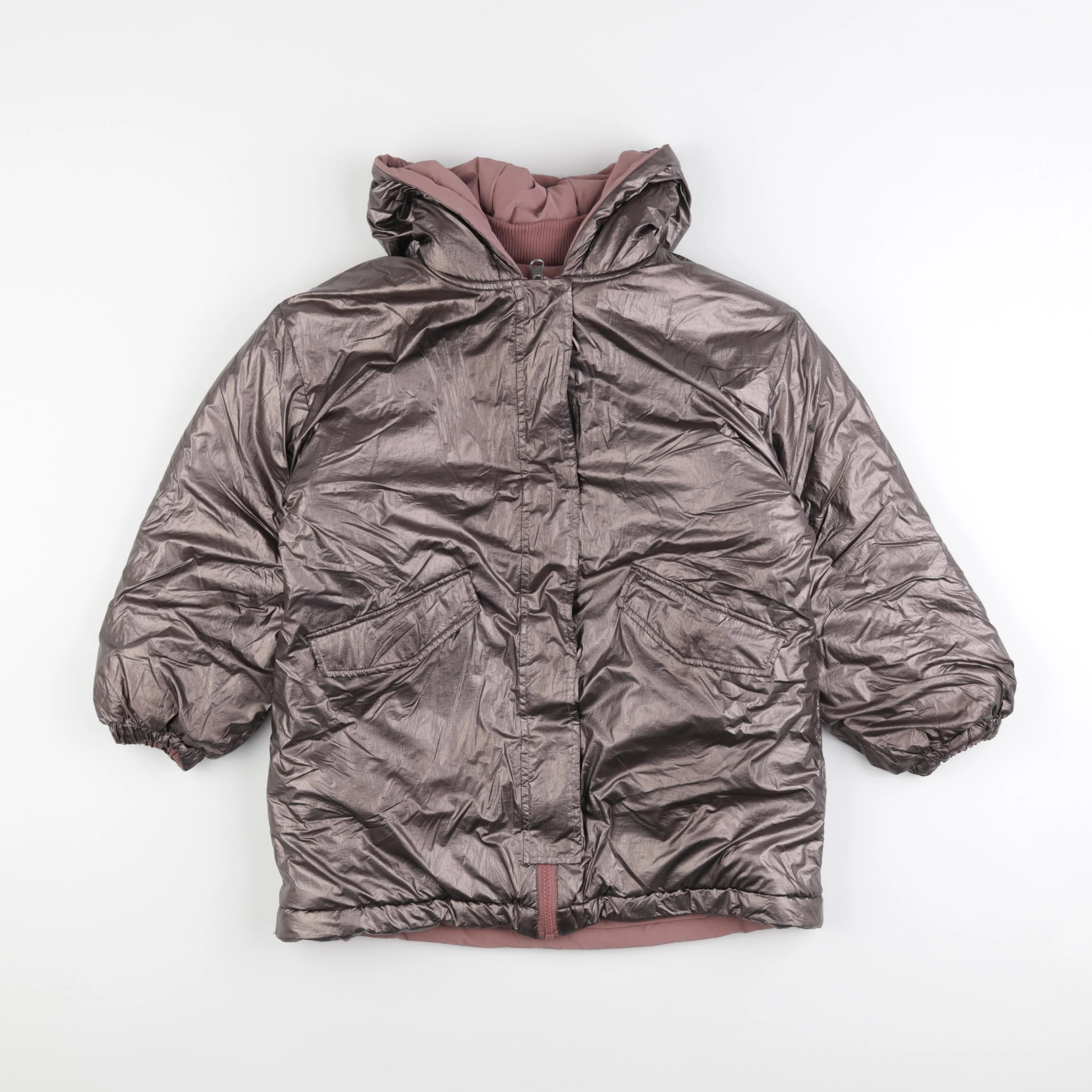 Vertbaudet - imperméable réversible bronze - 9 ans