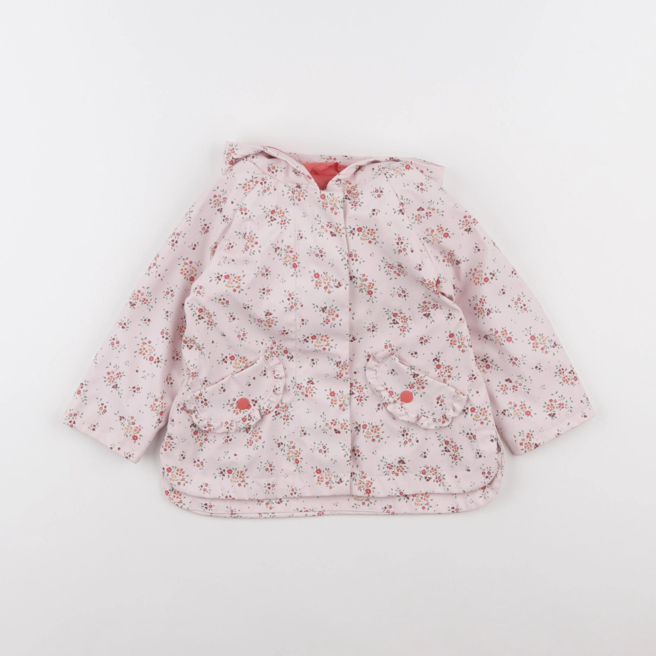 Vertbaudet - imperméable rose - 18 mois