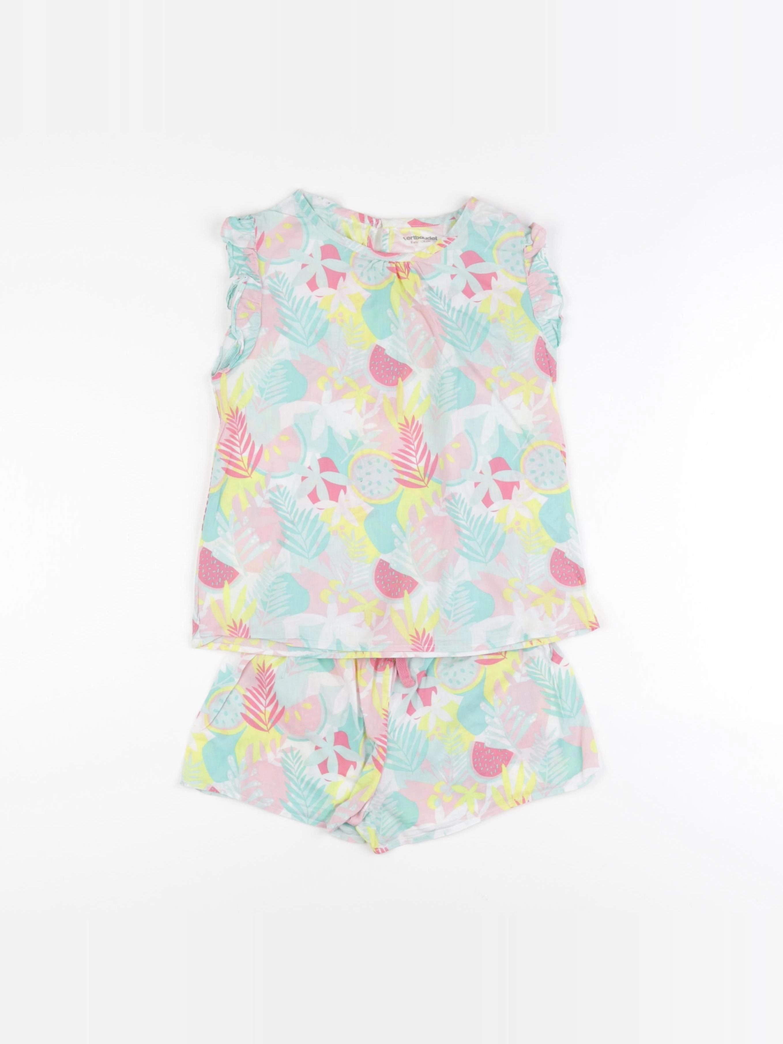 Vertbaudet - ensemble multicolore - 8 ans