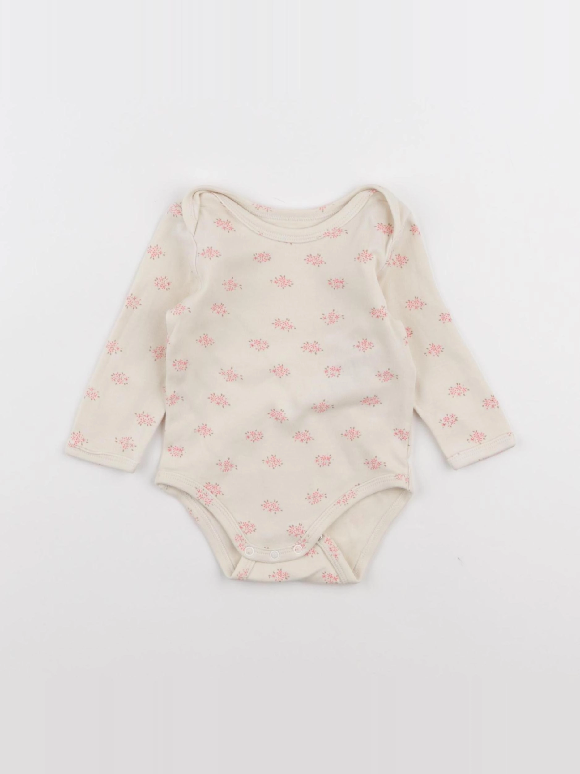 Vertbaudet - body beige - 6 mois