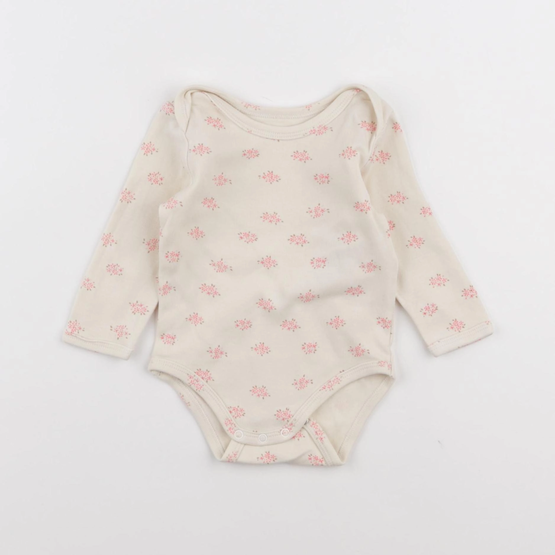 Vertbaudet - body beige - 6 mois