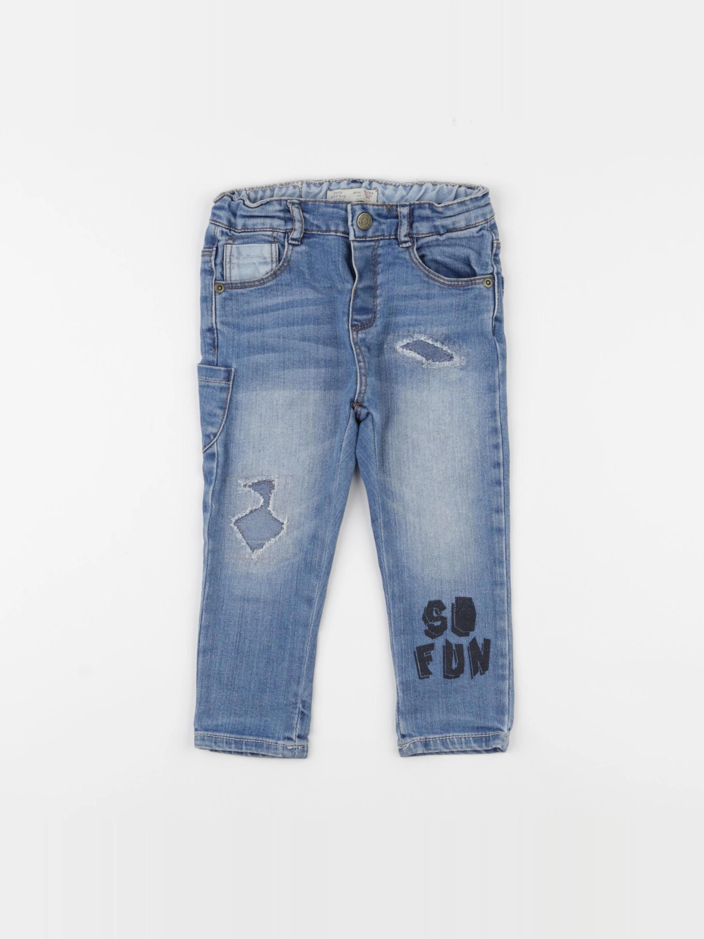 Zara - jean bleu - 18/24 mois