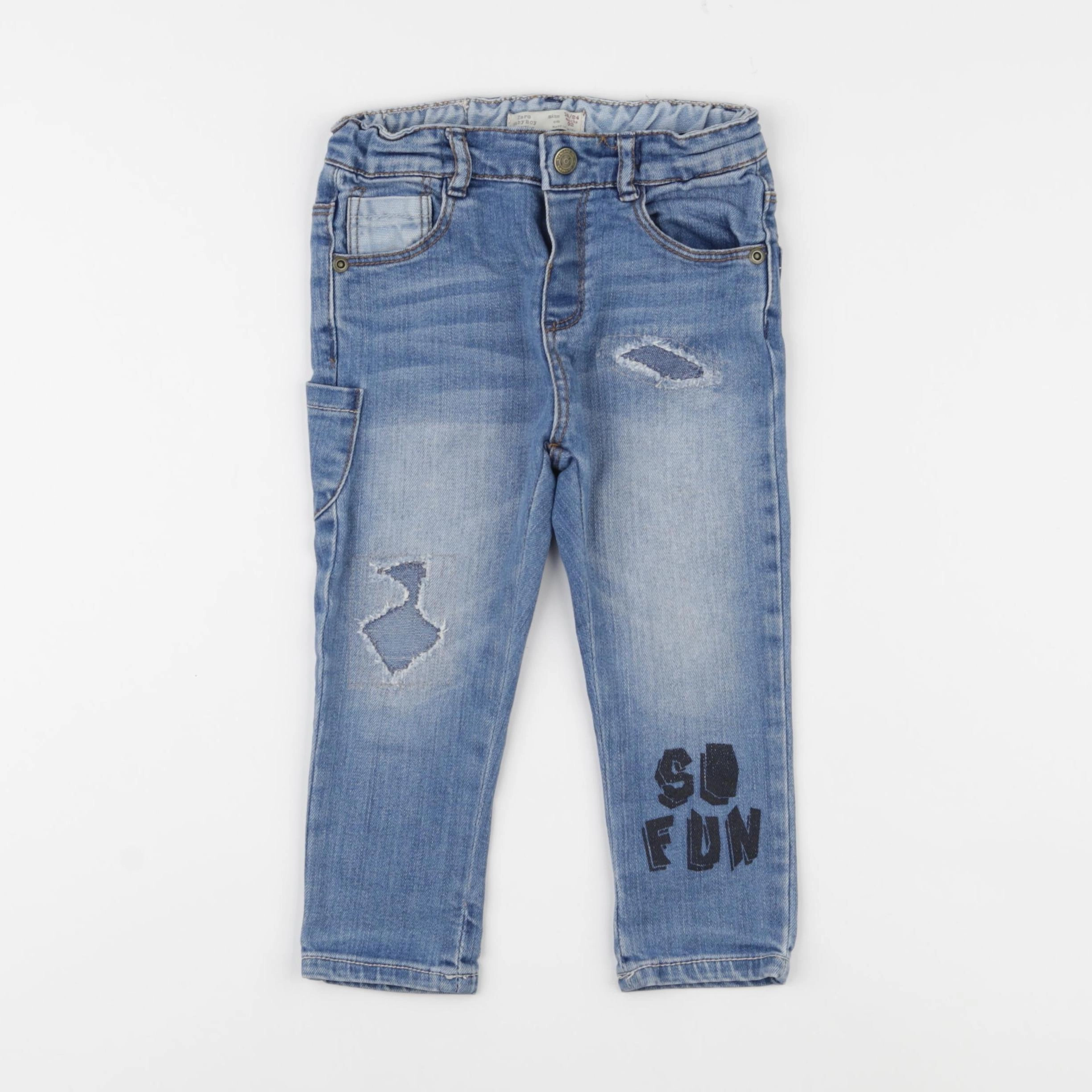 Zara - jean bleu - 18/24 mois