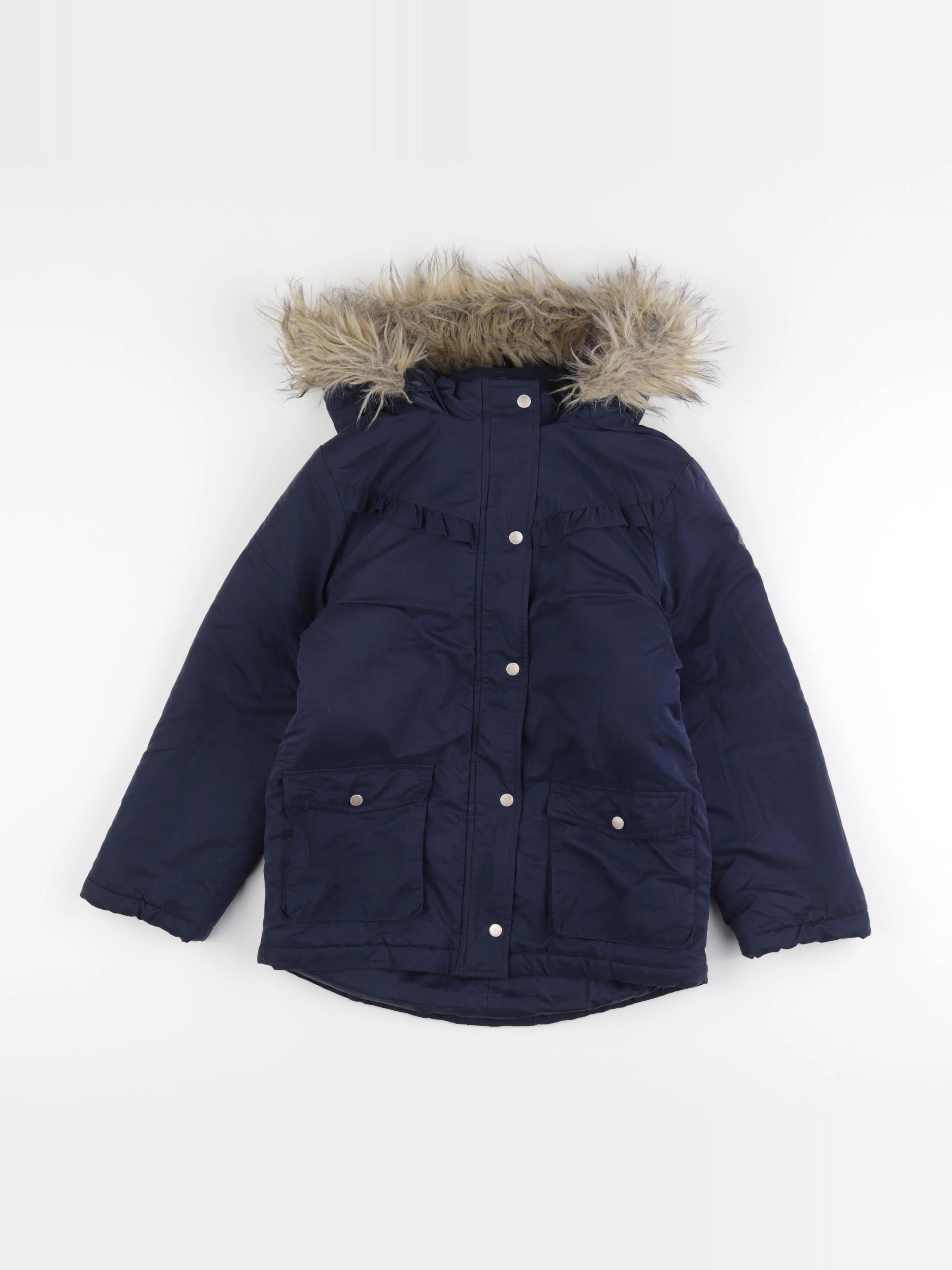 Vertbaudet - parka bleu - 9 ans