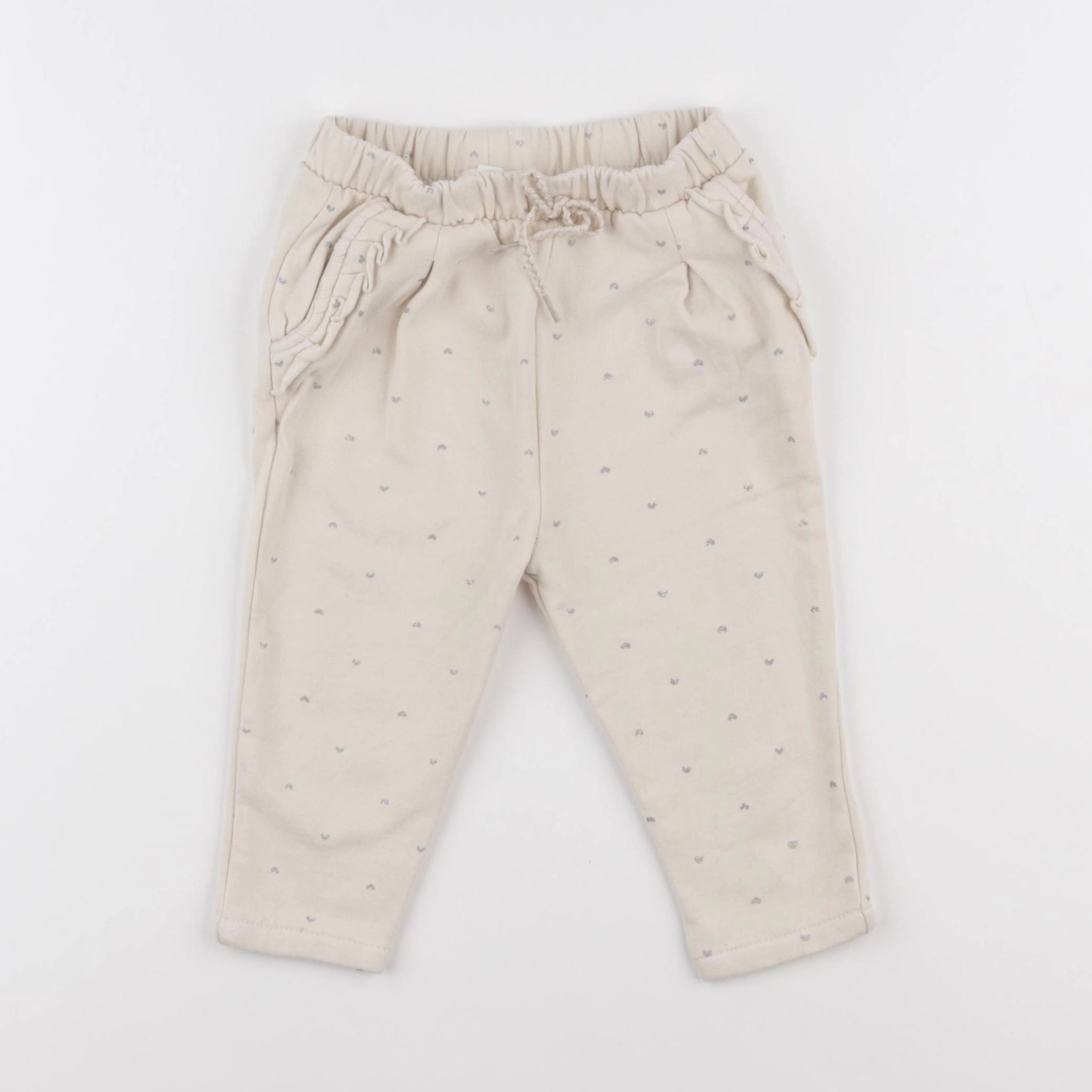 Vertbaudet - pantalon beige - 18 mois