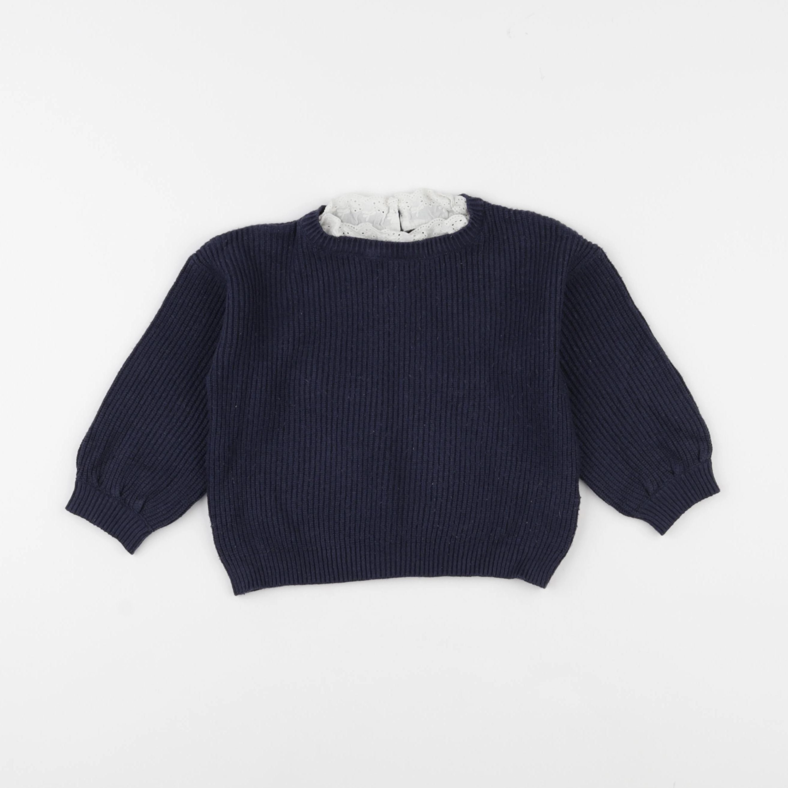 Vertbaudet - pull bleu - 18 mois