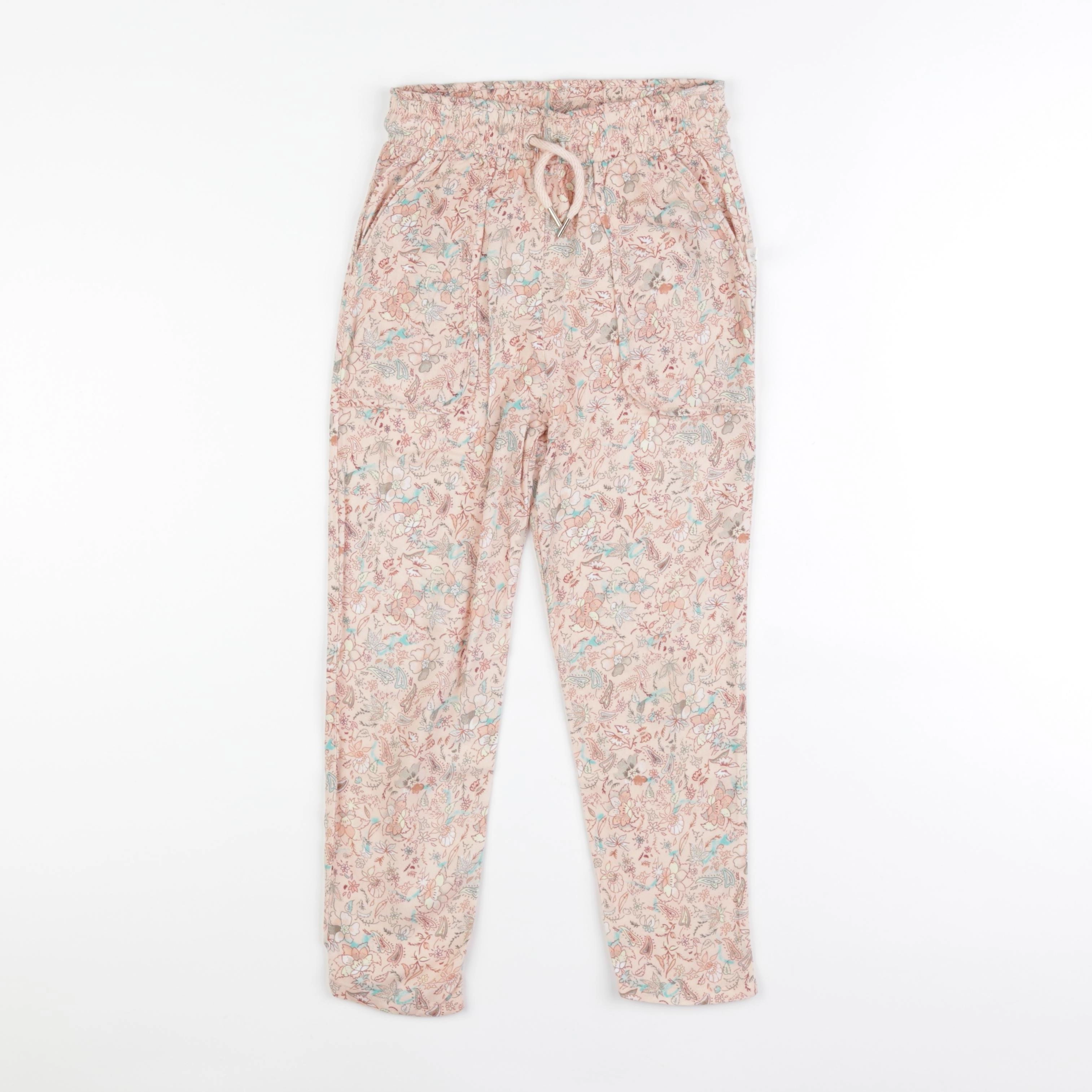 IKKS - pantalon rose - 7 ans