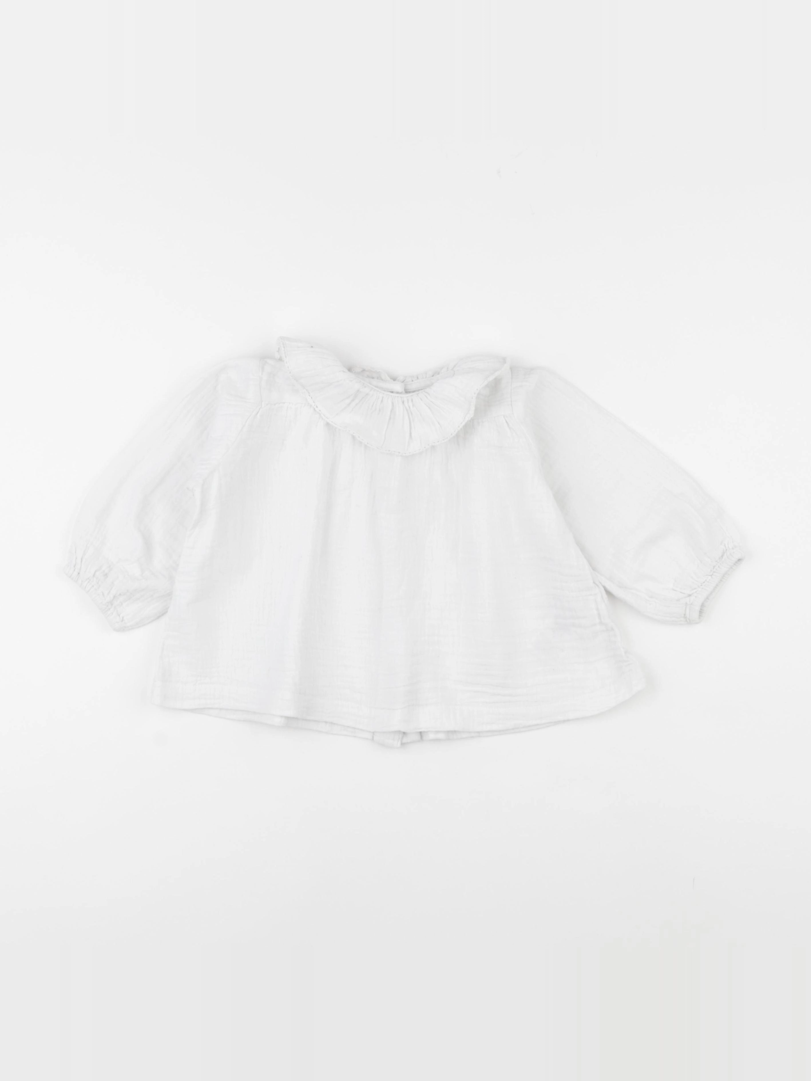 Vertbaudet - blouse blanc - 18 mois