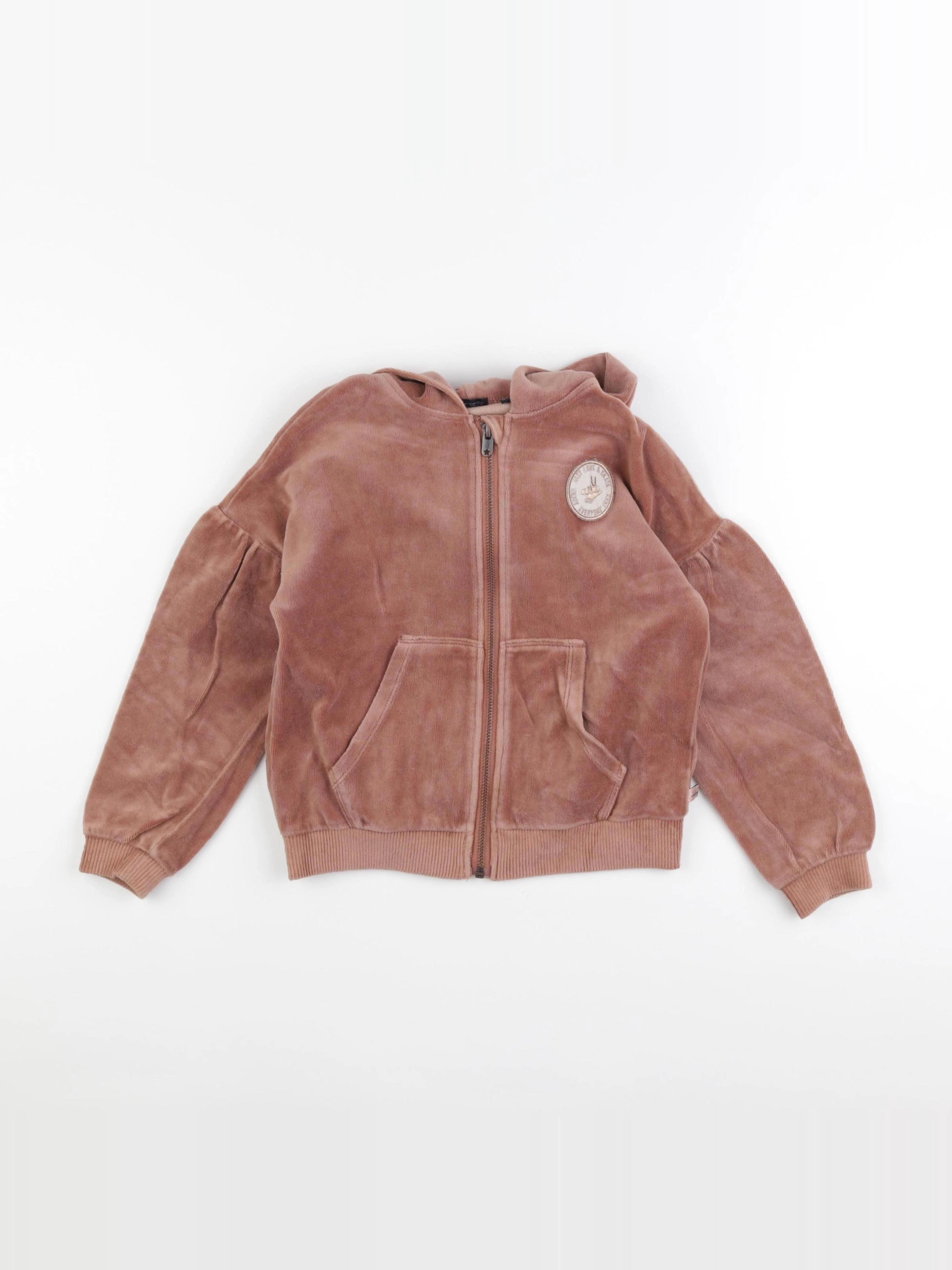 IKKS - gilet marron - 8 ans