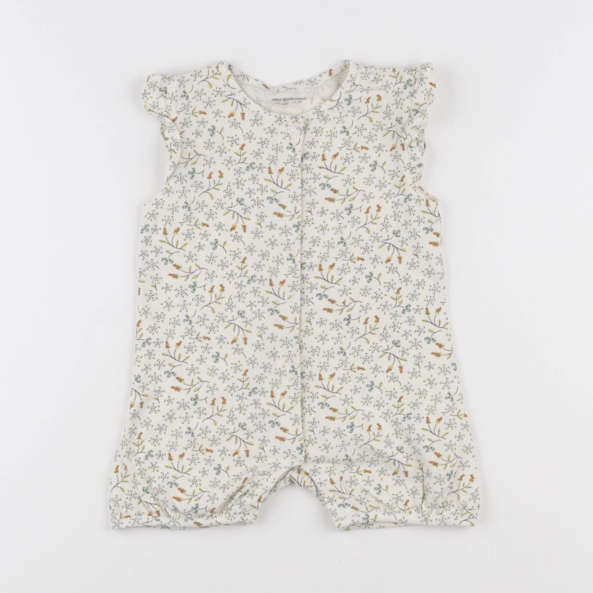 Vertbaudet - combinaison beige - 12 mois