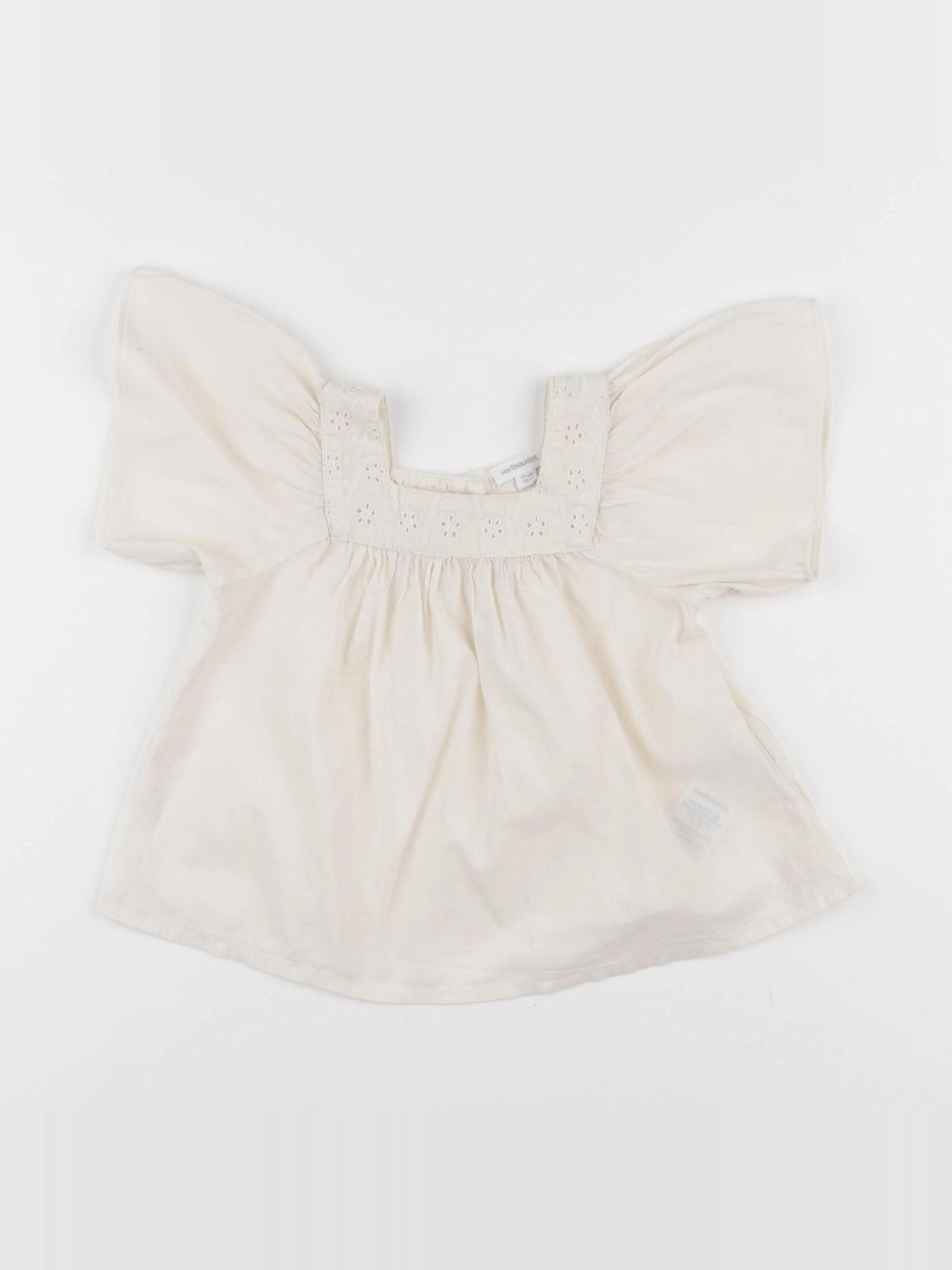 Vertbaudet - blouse beige - 18 mois