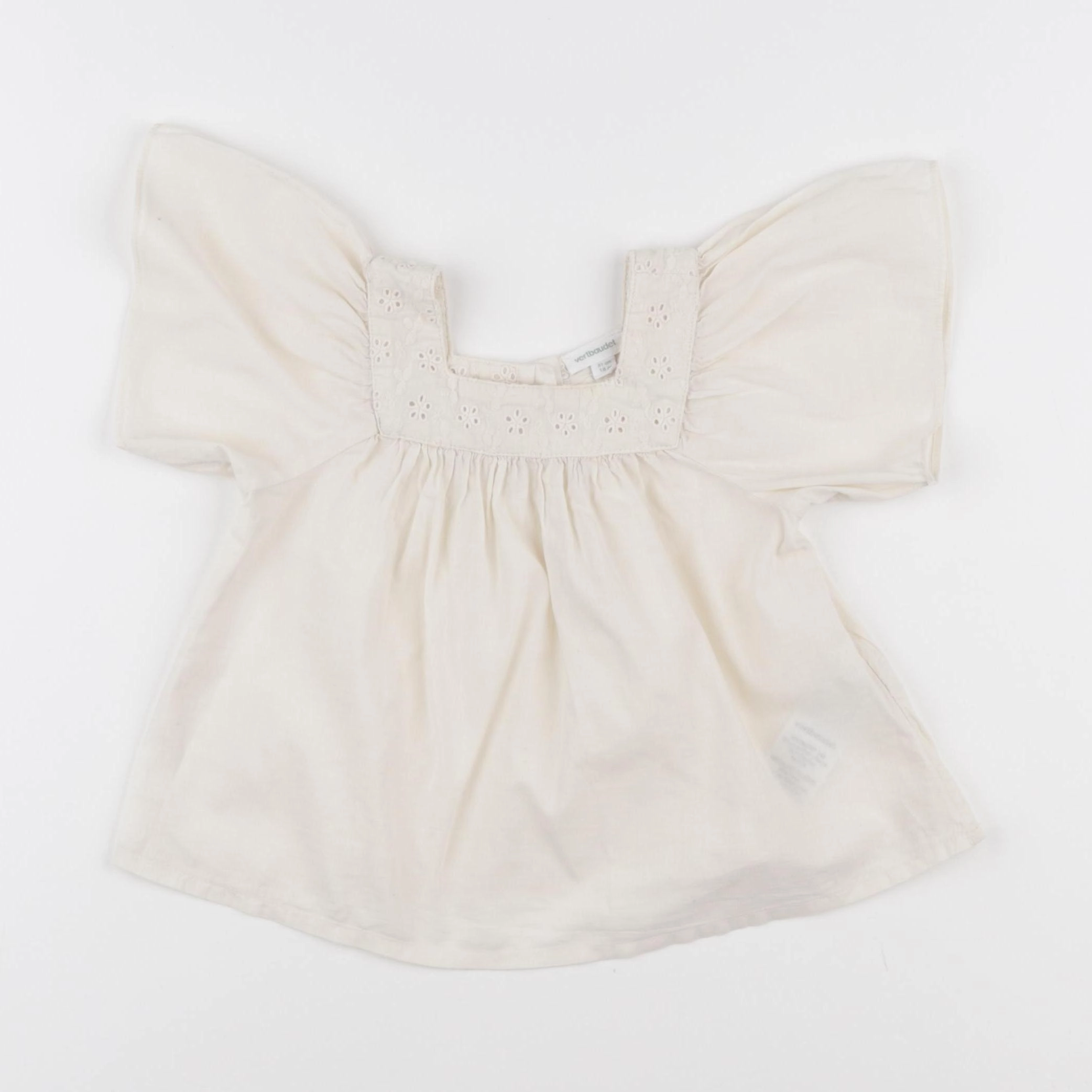 Vertbaudet - blouse beige - 18 mois
