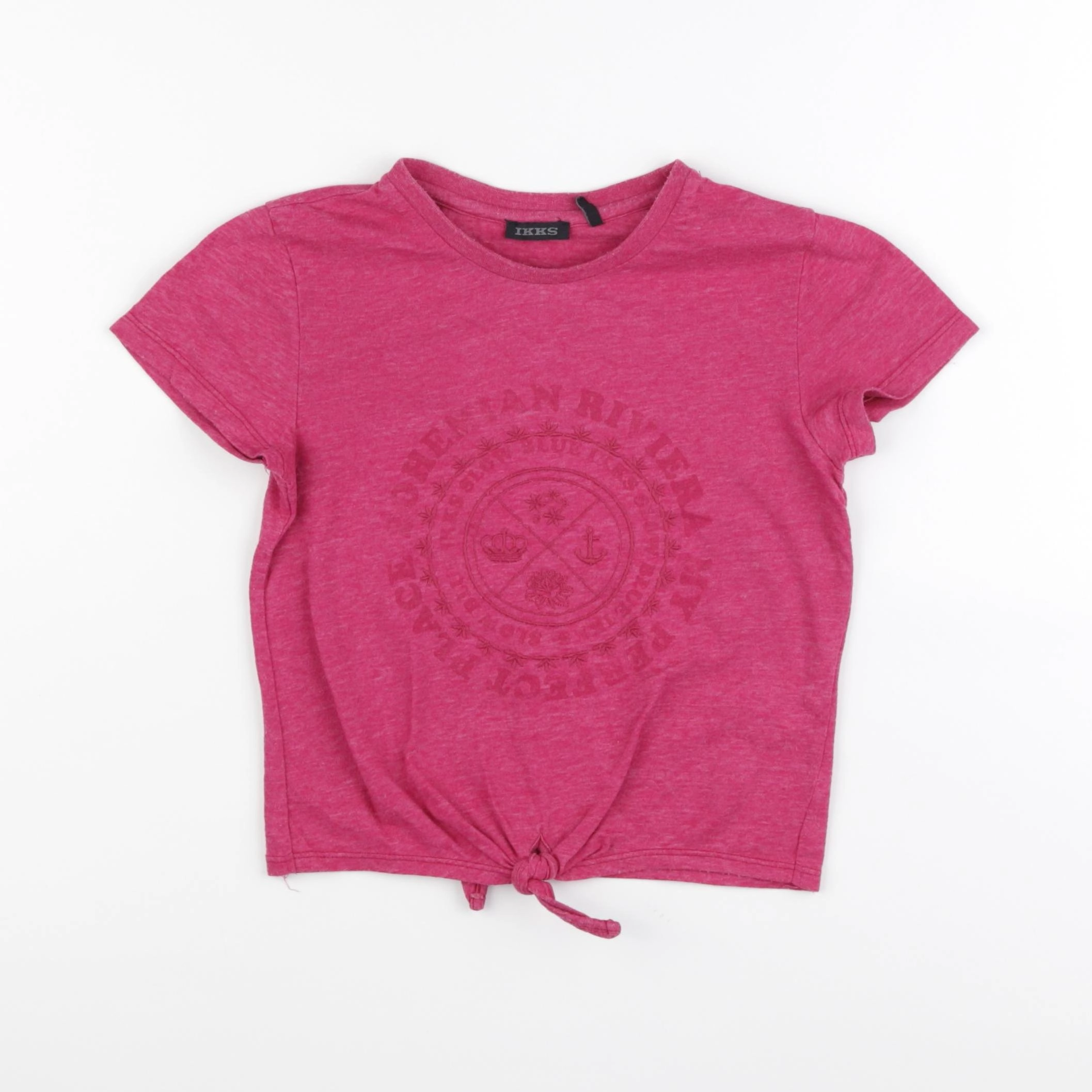 IKKS - tee-shirt rose - 6 ans