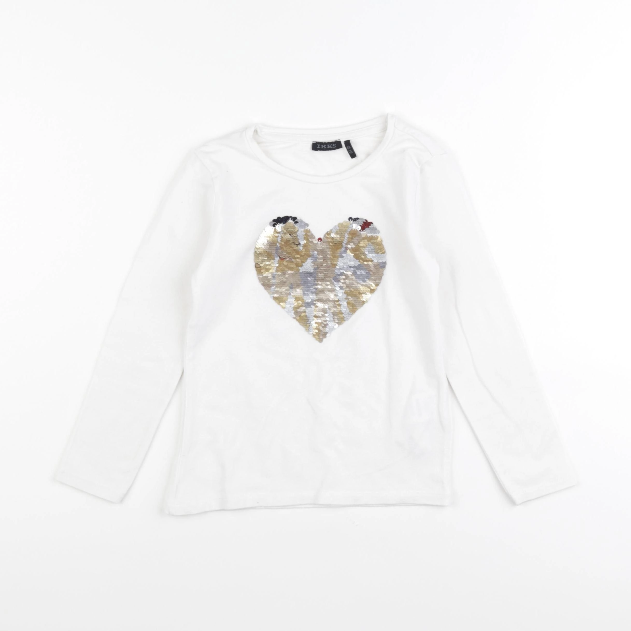 IKKS - tee-shirt blanc - 6 ans