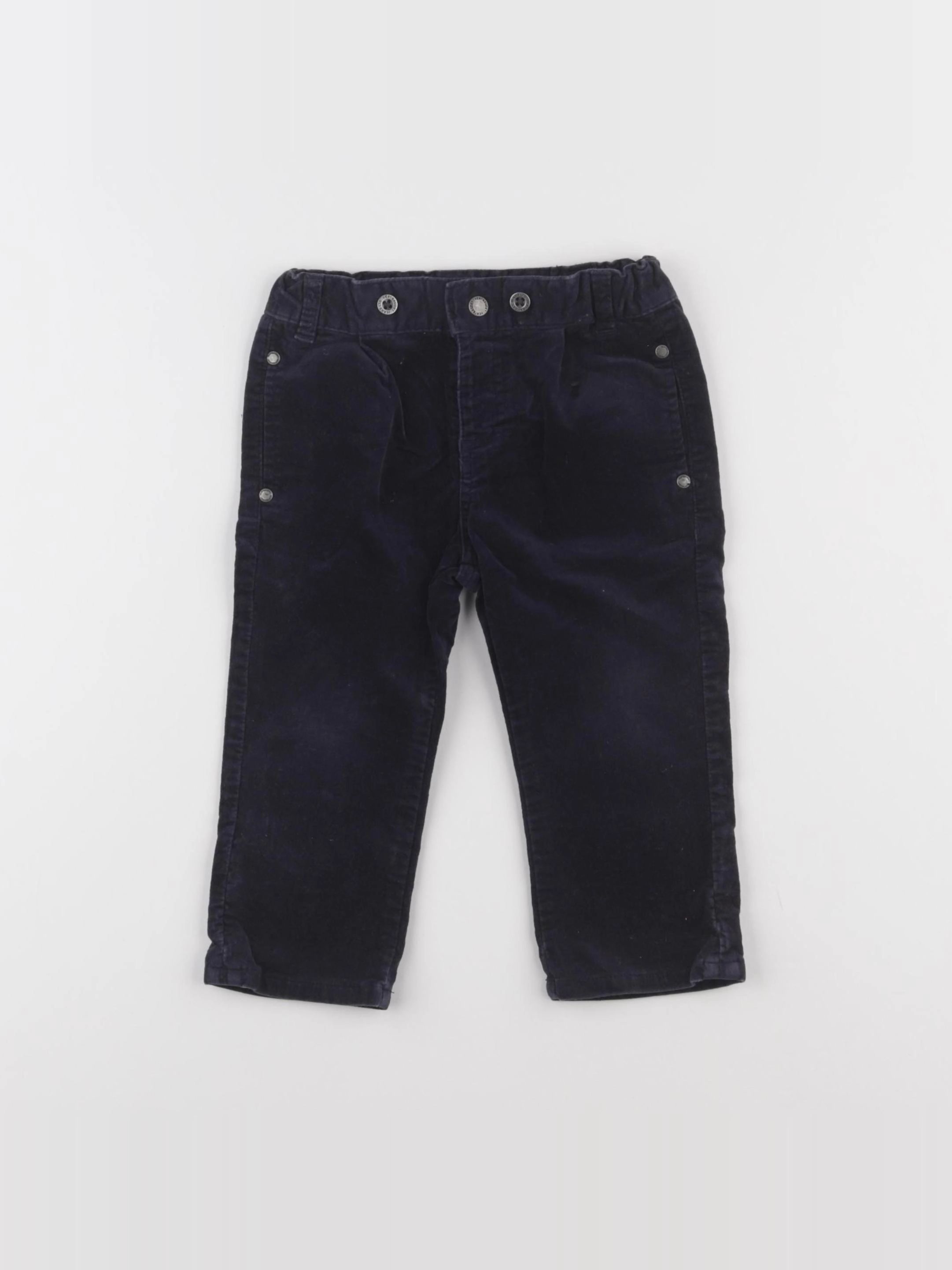Vertbaudet - pantalon bleu - 18 mois