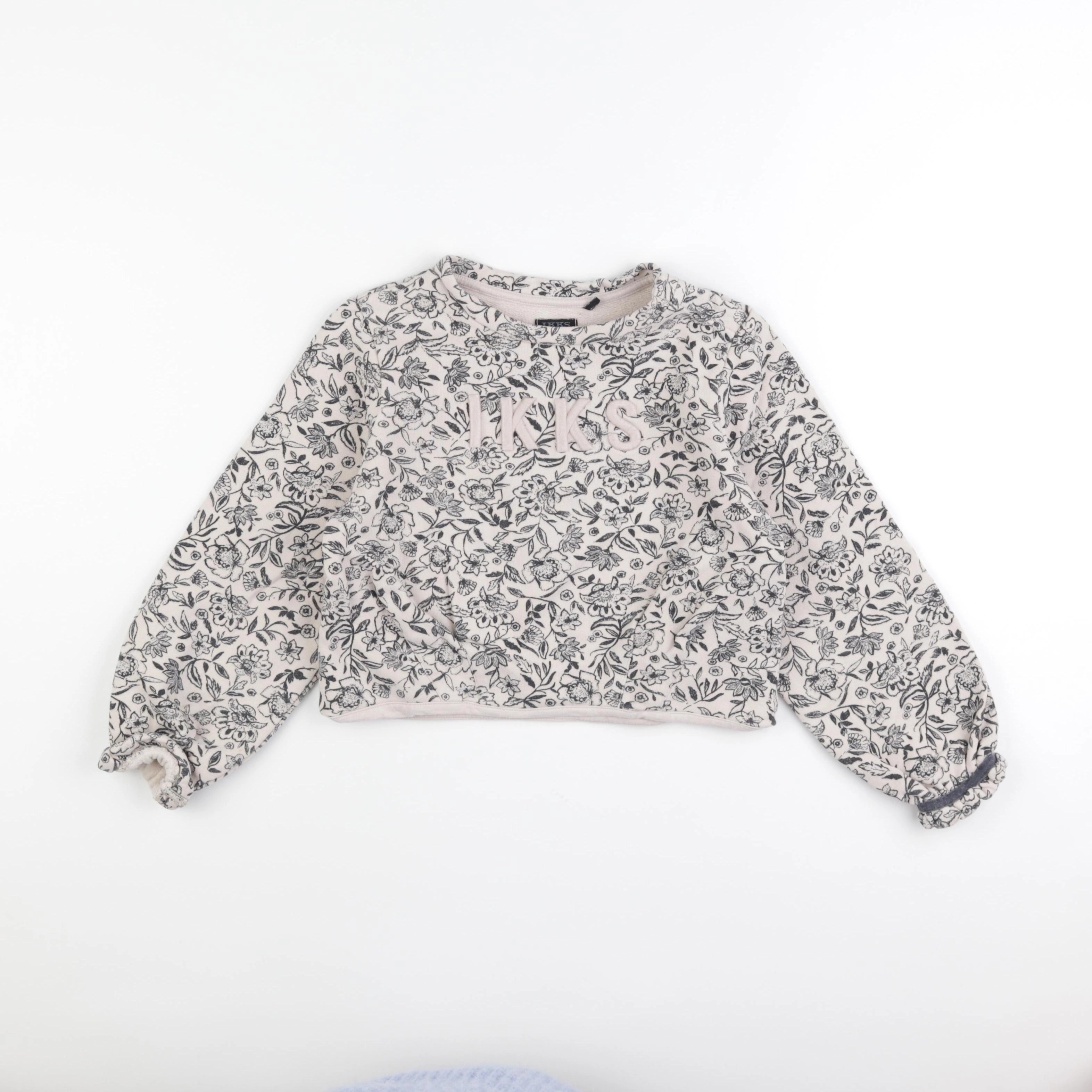 IKKS - sweat beige - 8 ans