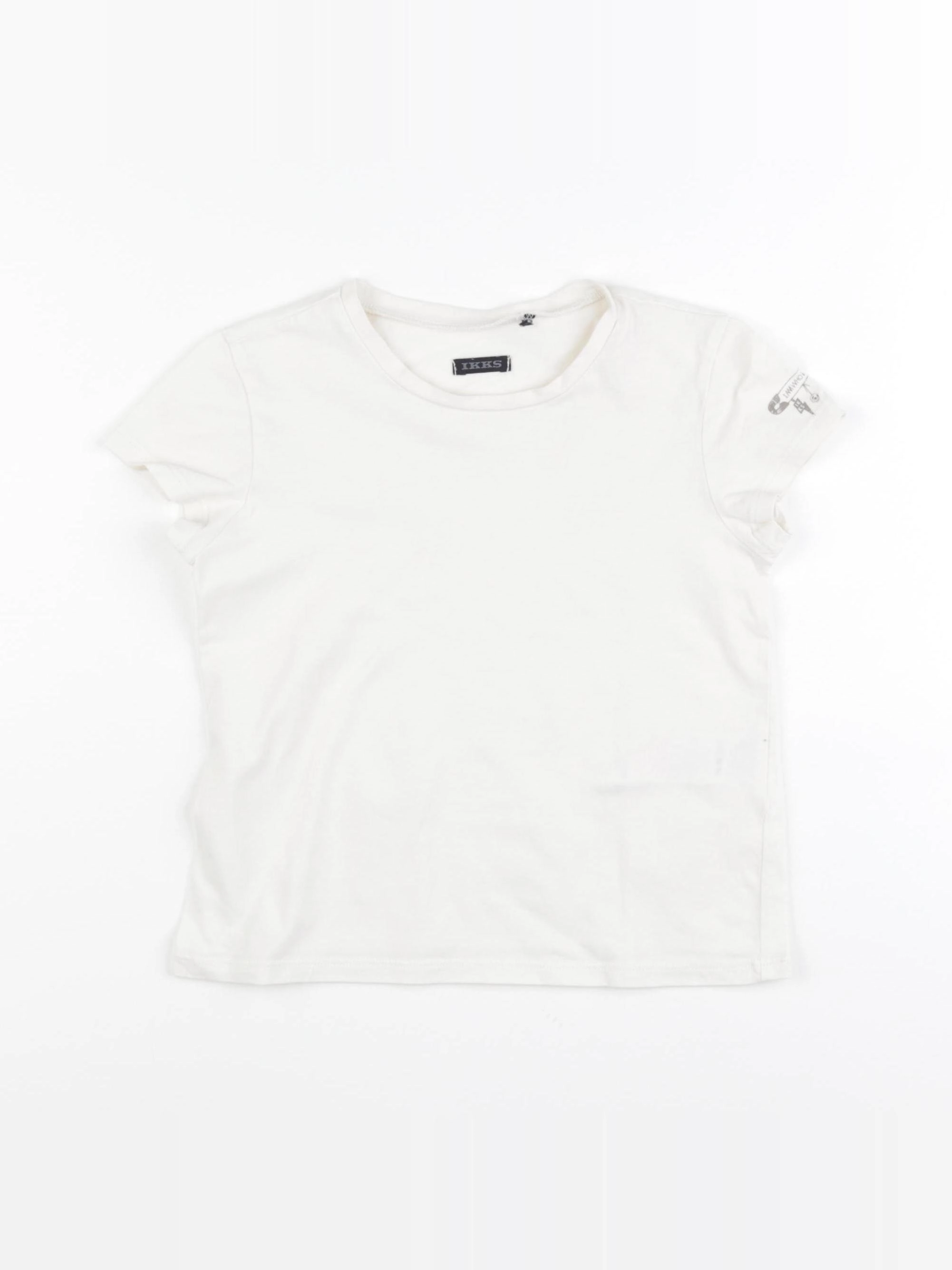 IKKS - tee-shirt beige - 8 ans