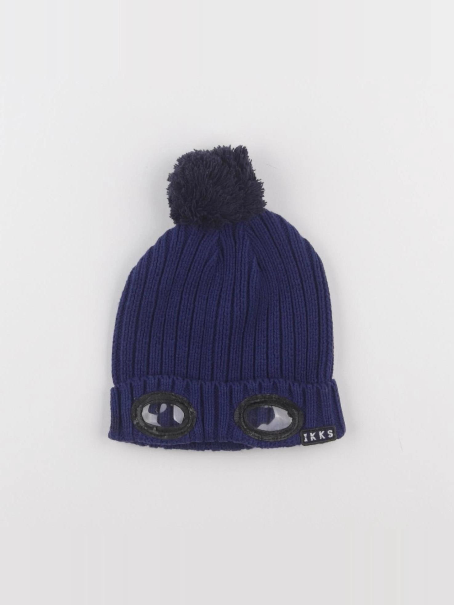 IKKS - bonnet bleu - 5/6 ans