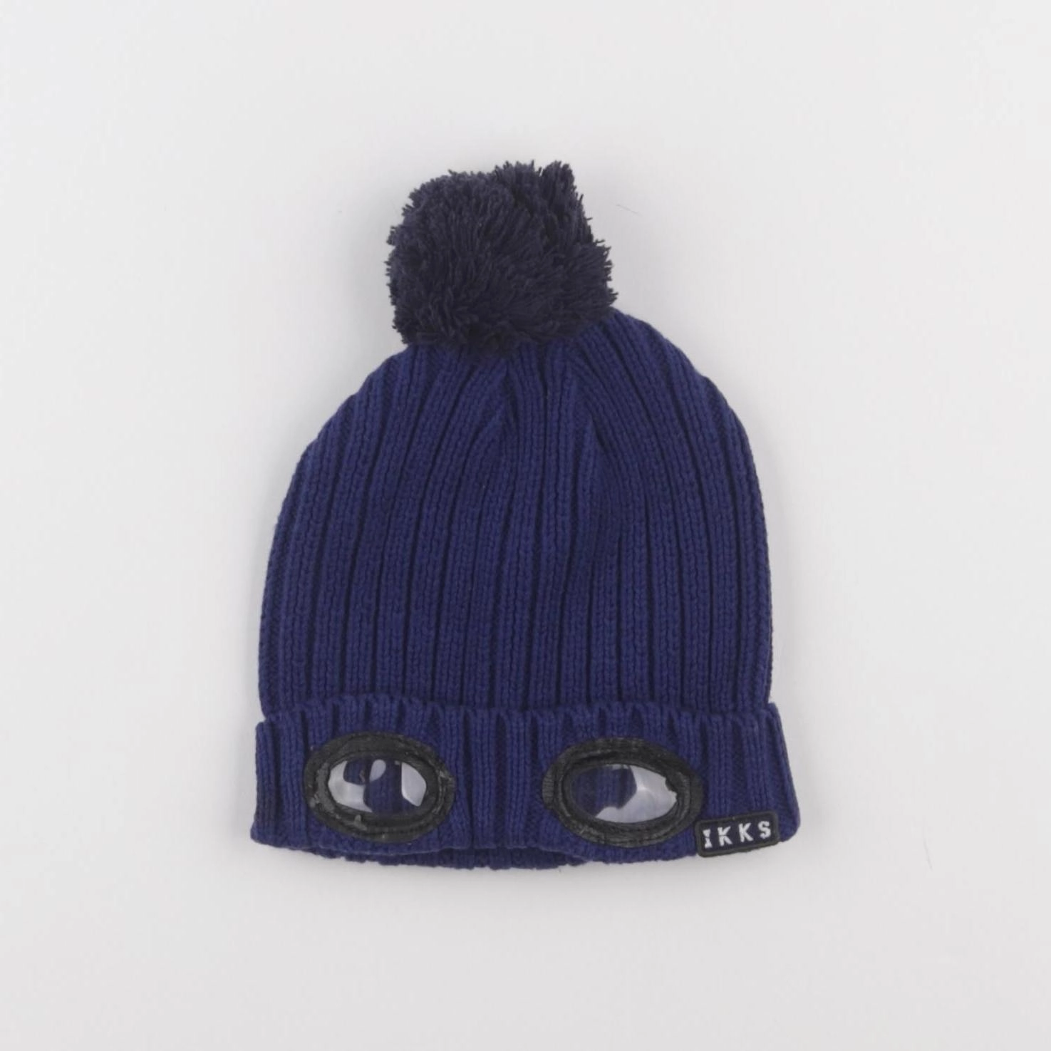 IKKS - bonnet bleu - 5/6 ans